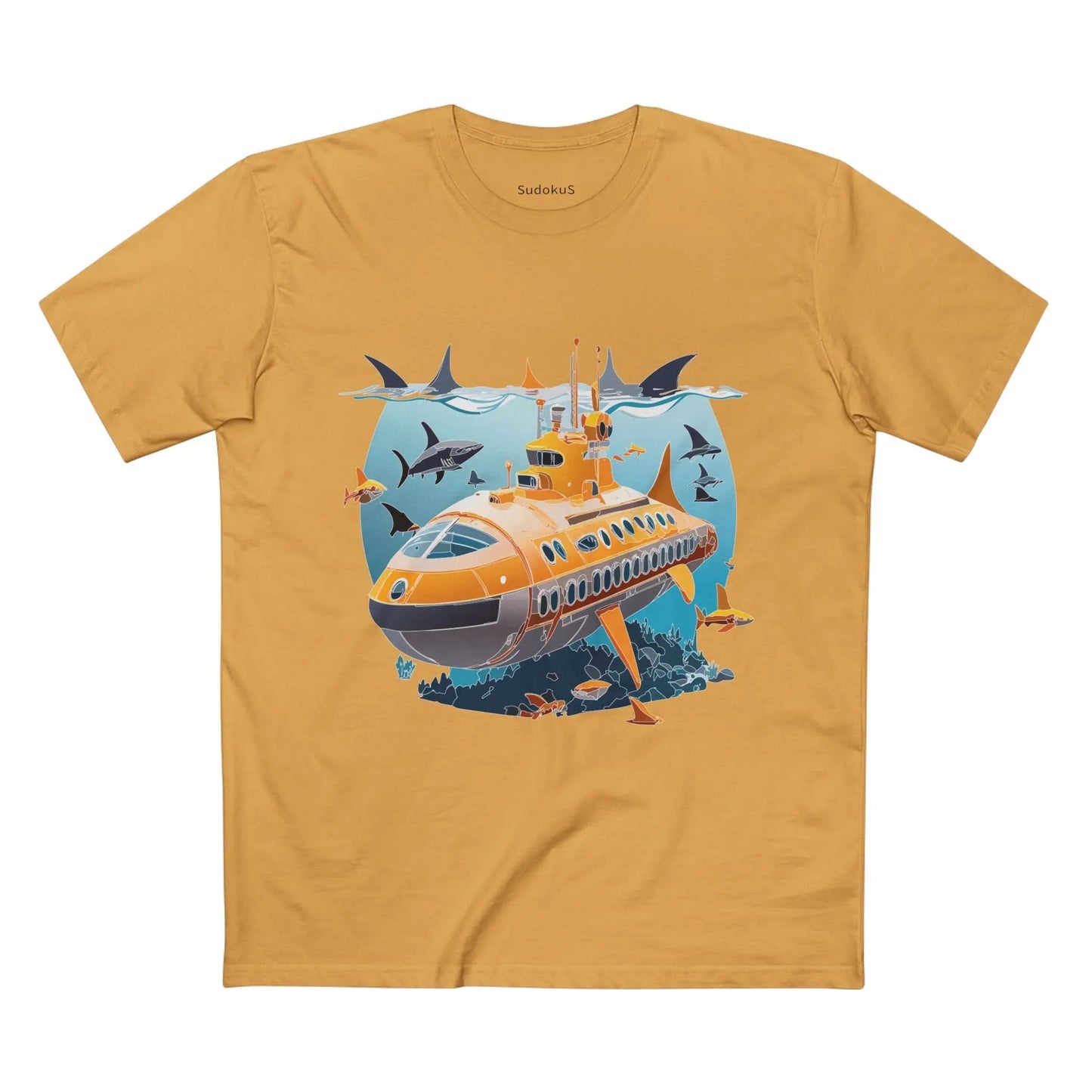 Ocean Coast Graphic Unisex 100 Cotton Staple Tee 17