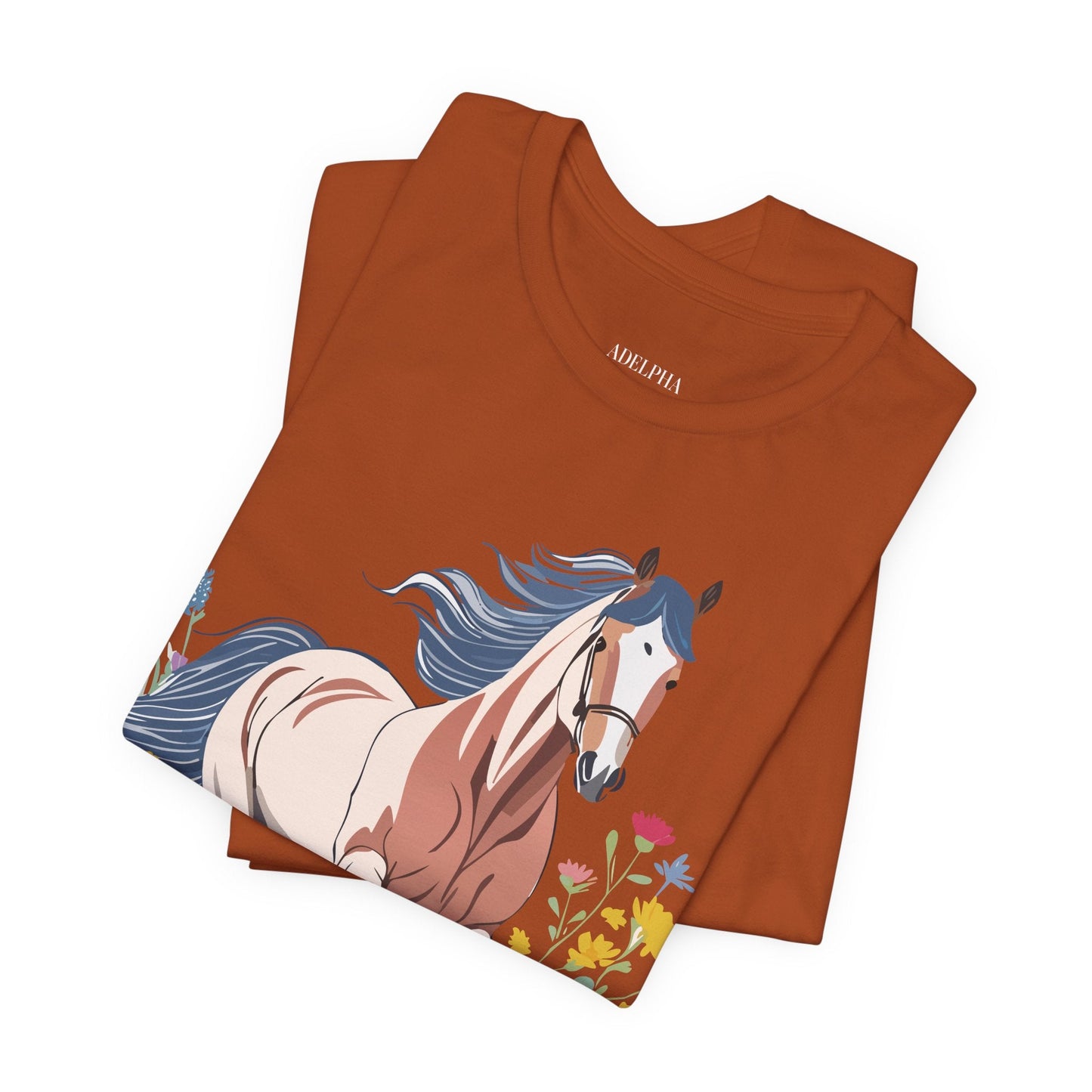 Horse Graphic Unisex 100 Cotton Vintage Animal Art T-Shirt 10