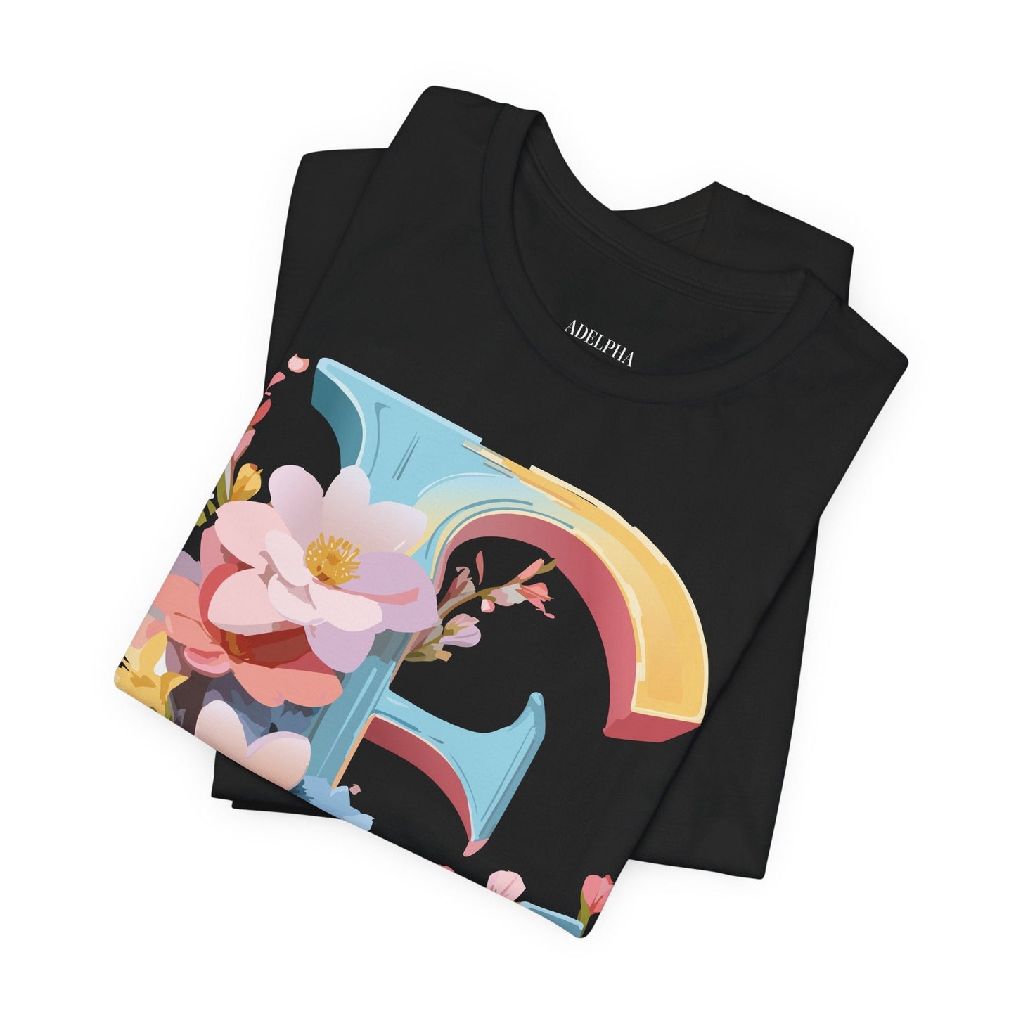 Letter E Shirt Unisex Graphic Tee By Adelpha Vintage Inspired Short Sleeve Casual
