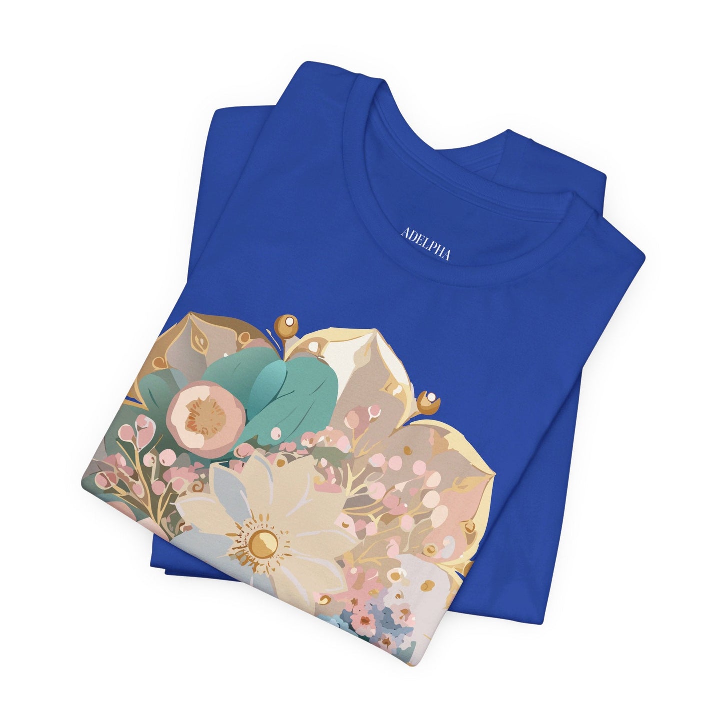 Mandala Graphic Unisex 100 Cotton Vintage Floral Artwork Tee 14