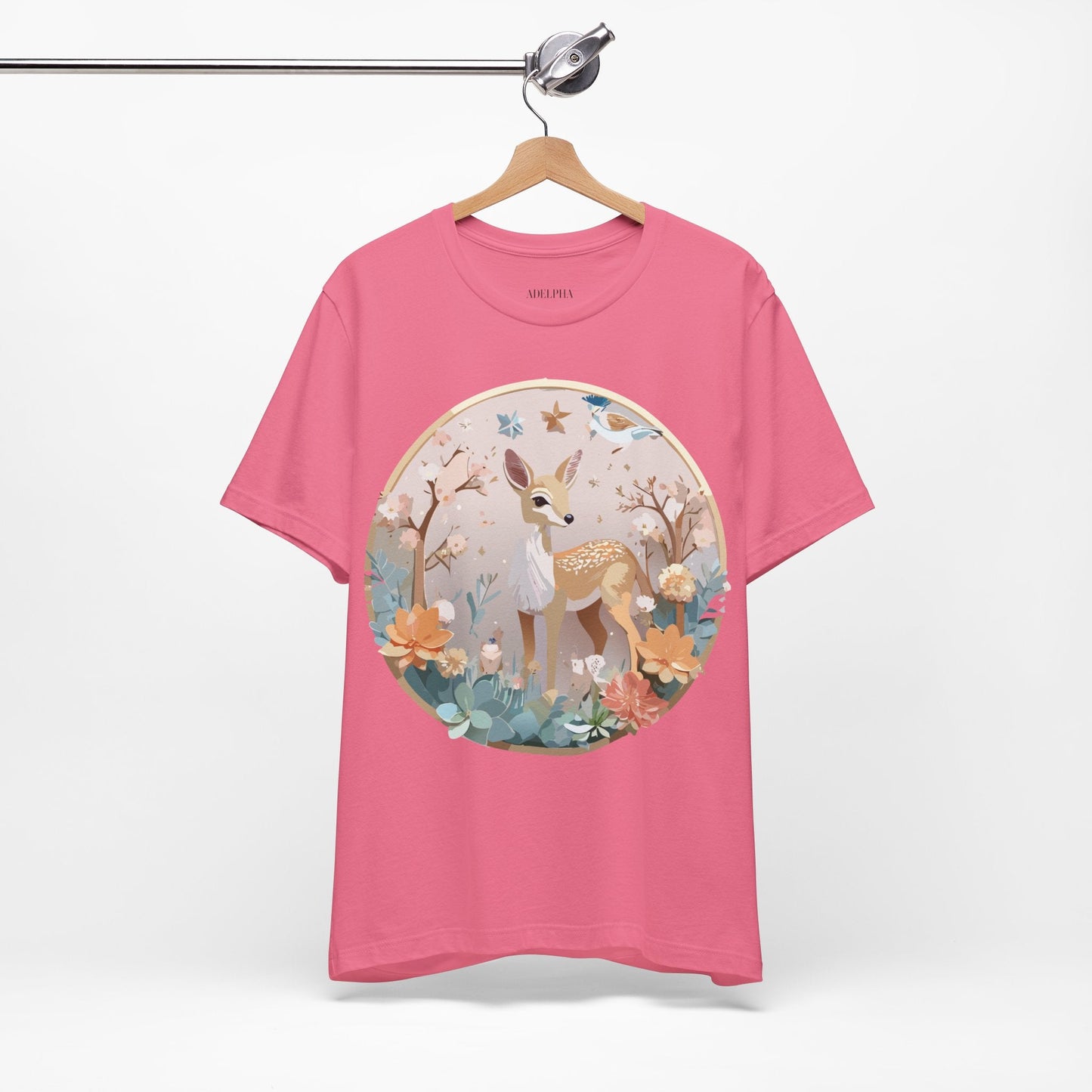 Medallion Graphic Unisex 100 Cotton Vintage Animal Medal Artwork Tee 9