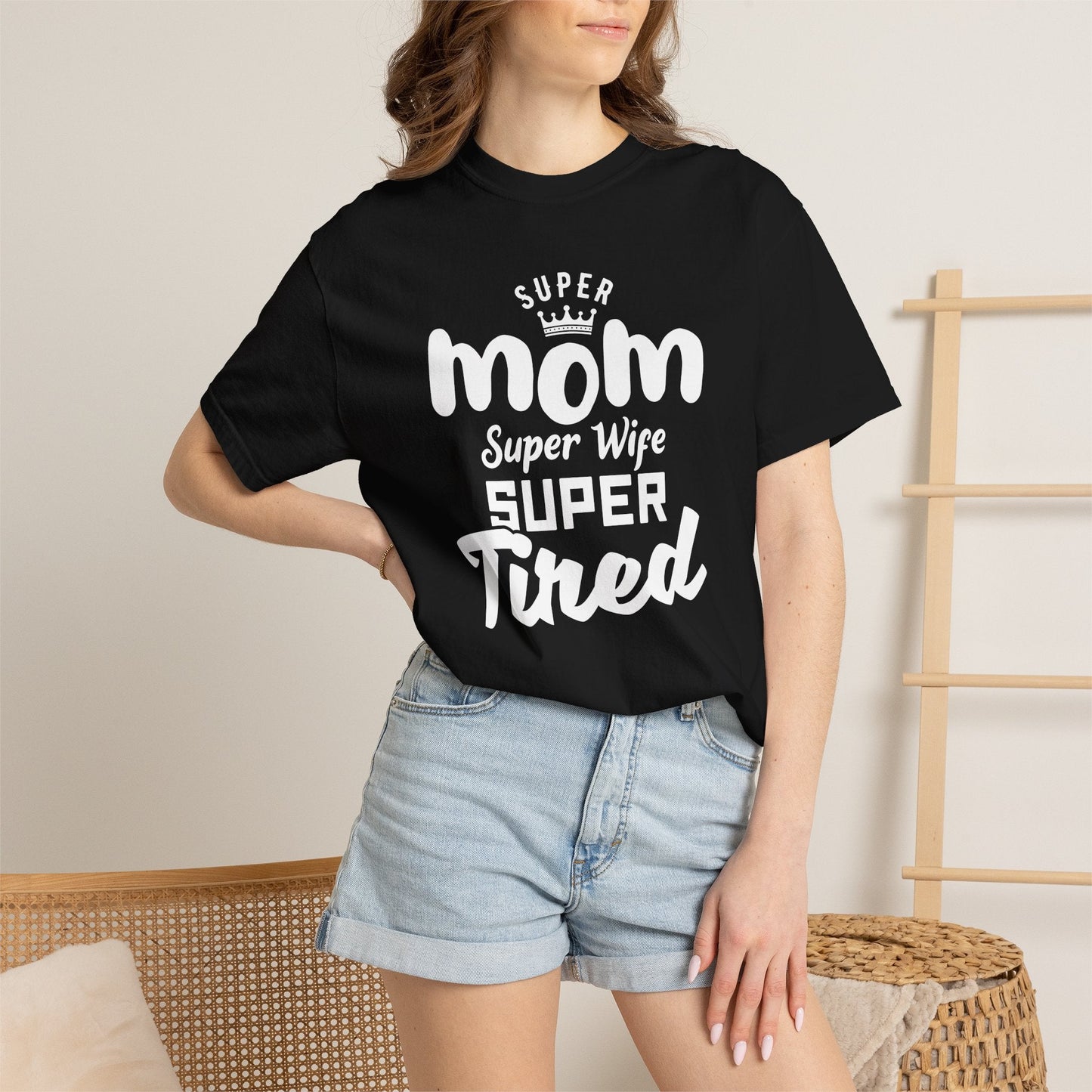 Mom T-shirt Mother's Day Mama Tee Unisex Comfort Colors Garment-Dyed Cotton h45