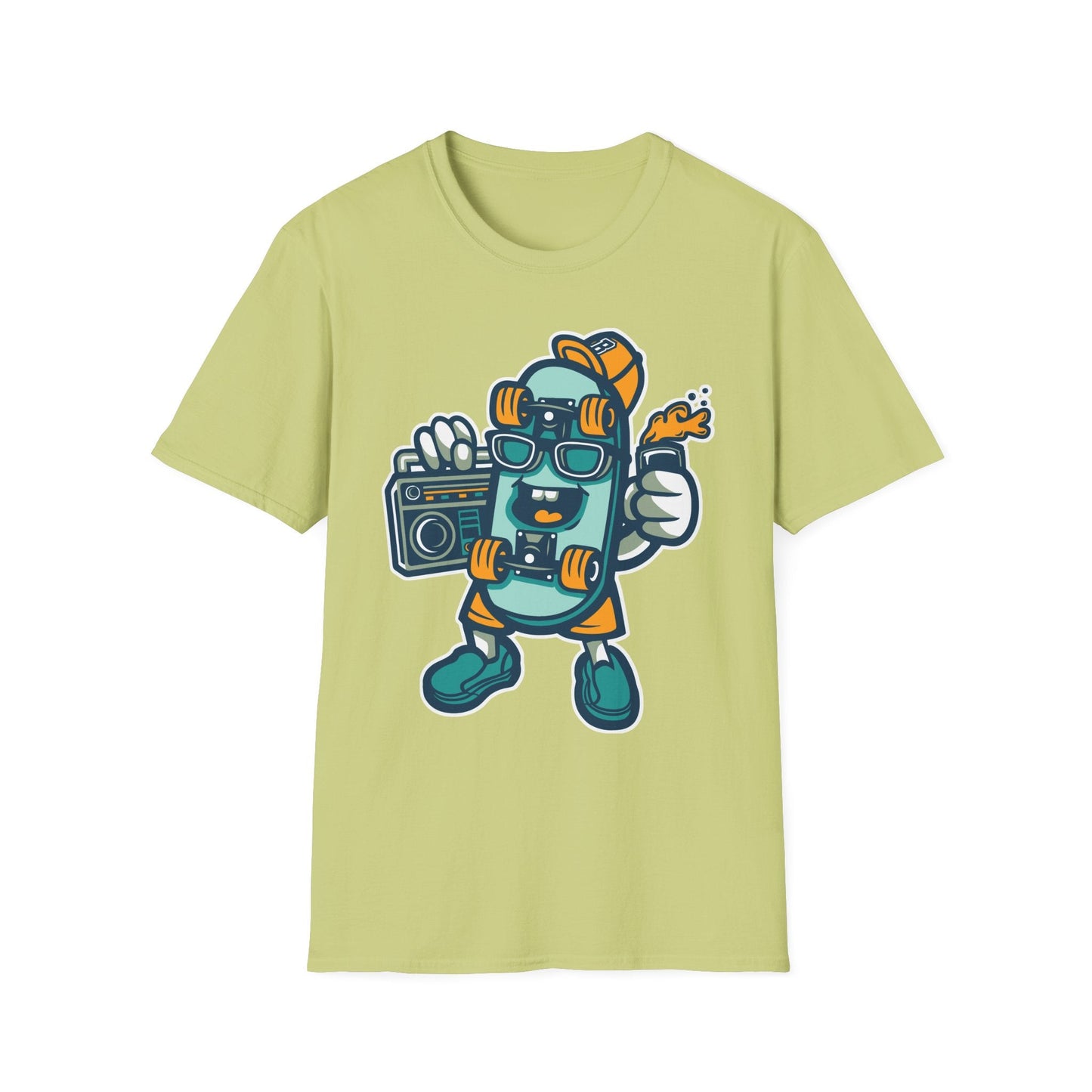 Cartoon Animation T Shirt Unisex Funny Tee Gildan Softstyle 64000 Ring Spun Cotton