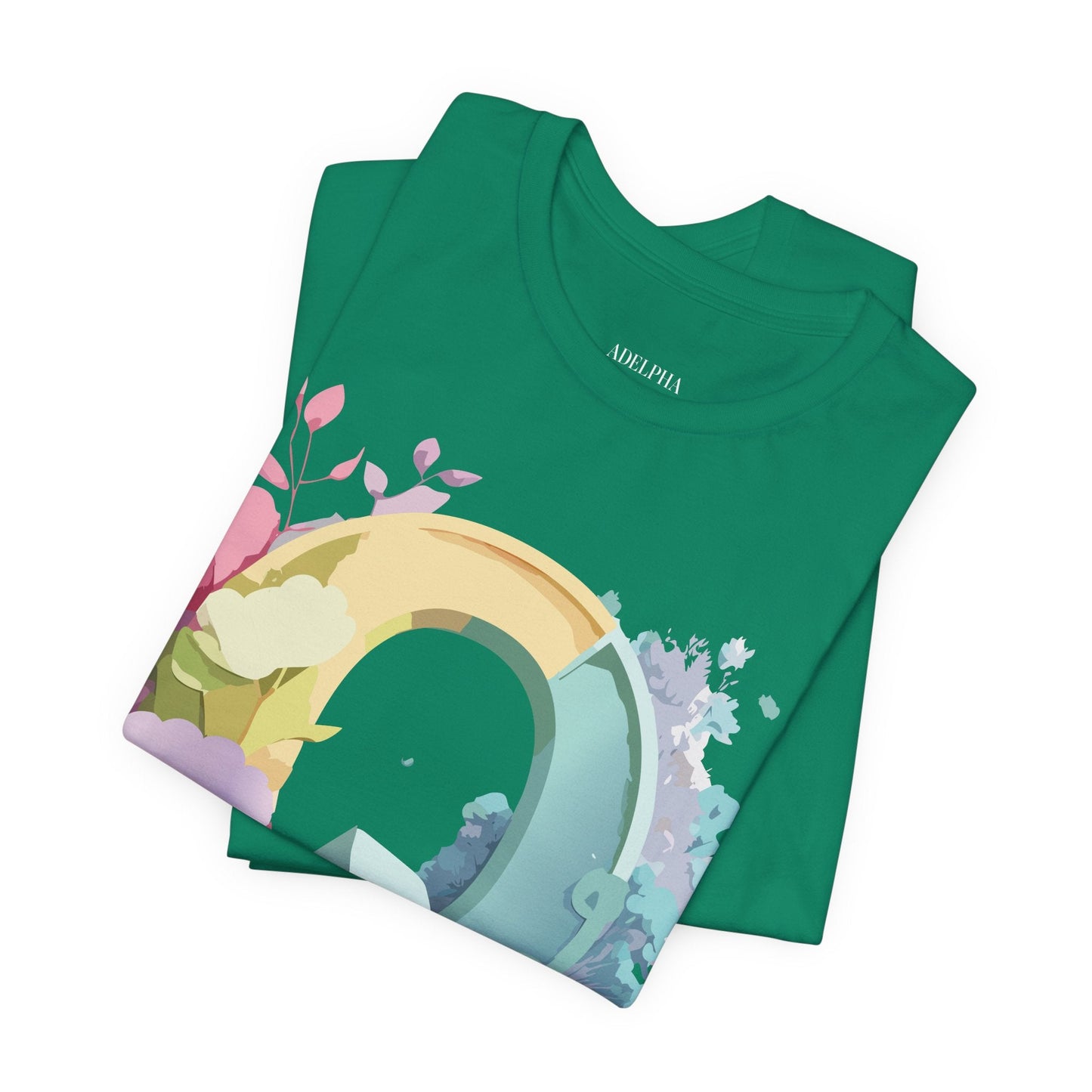 Letter Q Graphic Tee Unisex Short Sleeve Vintage Inspired Art Adelpha Tee Premium Cotton Comfort