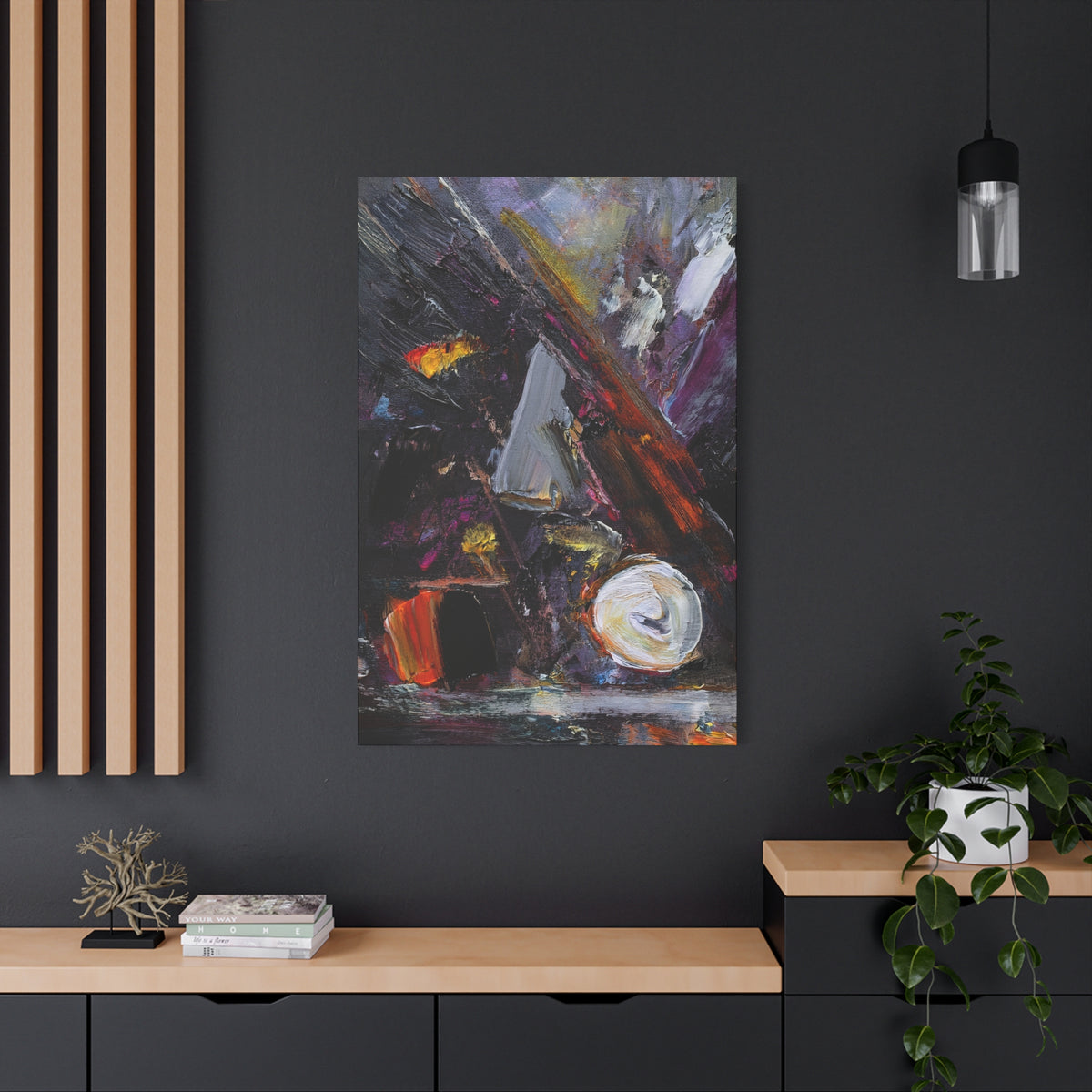 Abstract Oil Painting Print Canvas 20x24,20x30,24x30 24x32,24x36,30x40 32x48,36x48,40x60 Pine-Wood Inner Frame ABS-73