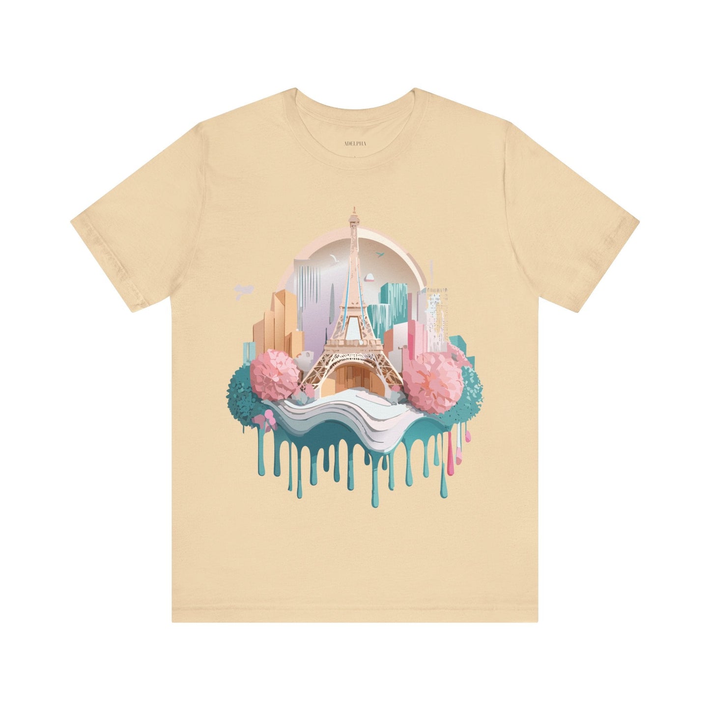 Paris Tourist Shirt Unisex Graphic Tee With Vintage Adelpha Artwork And Travel Style
