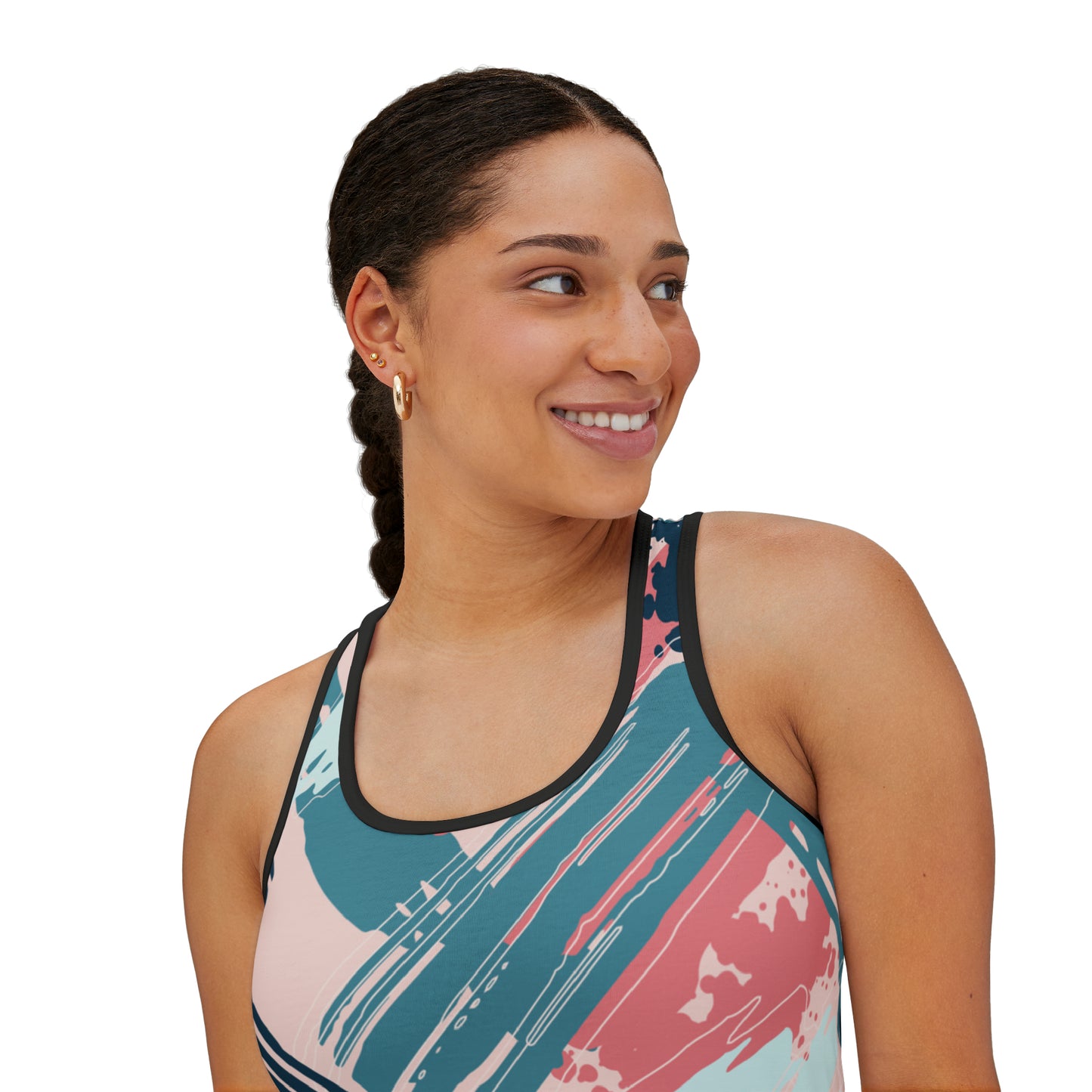 Summer Tank Top with Abstract prints