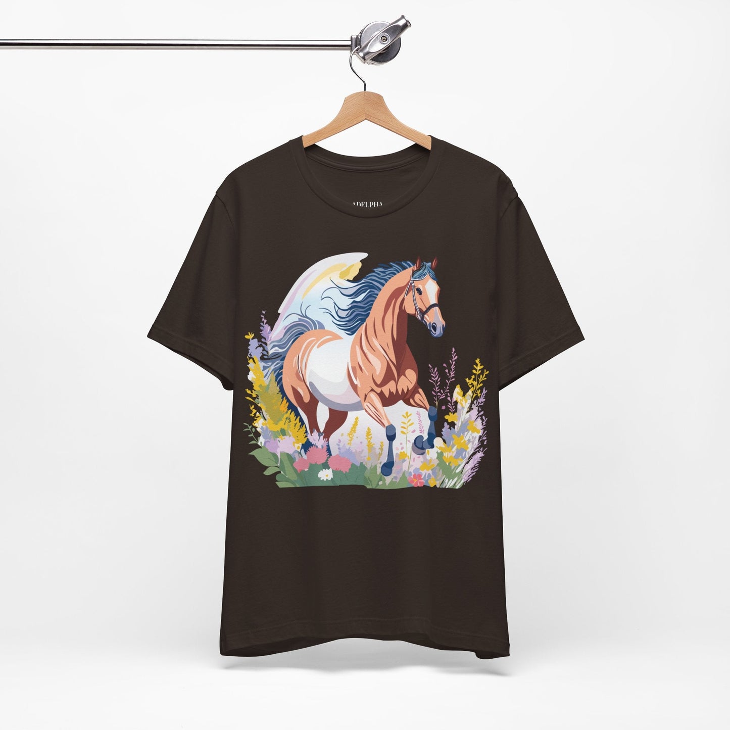 Horse Graphic Unisex 100 Cotton Vintage Animal Art T-Shirt 4