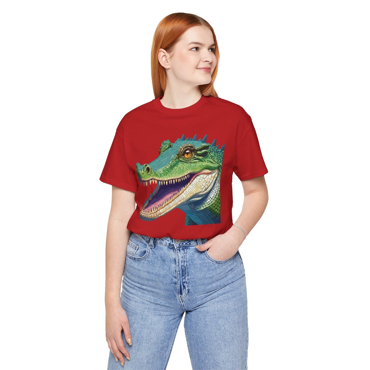 Unisex Animal Tee Shirt With Animals Art Design Wild Animals Jersey Short Sleeve
