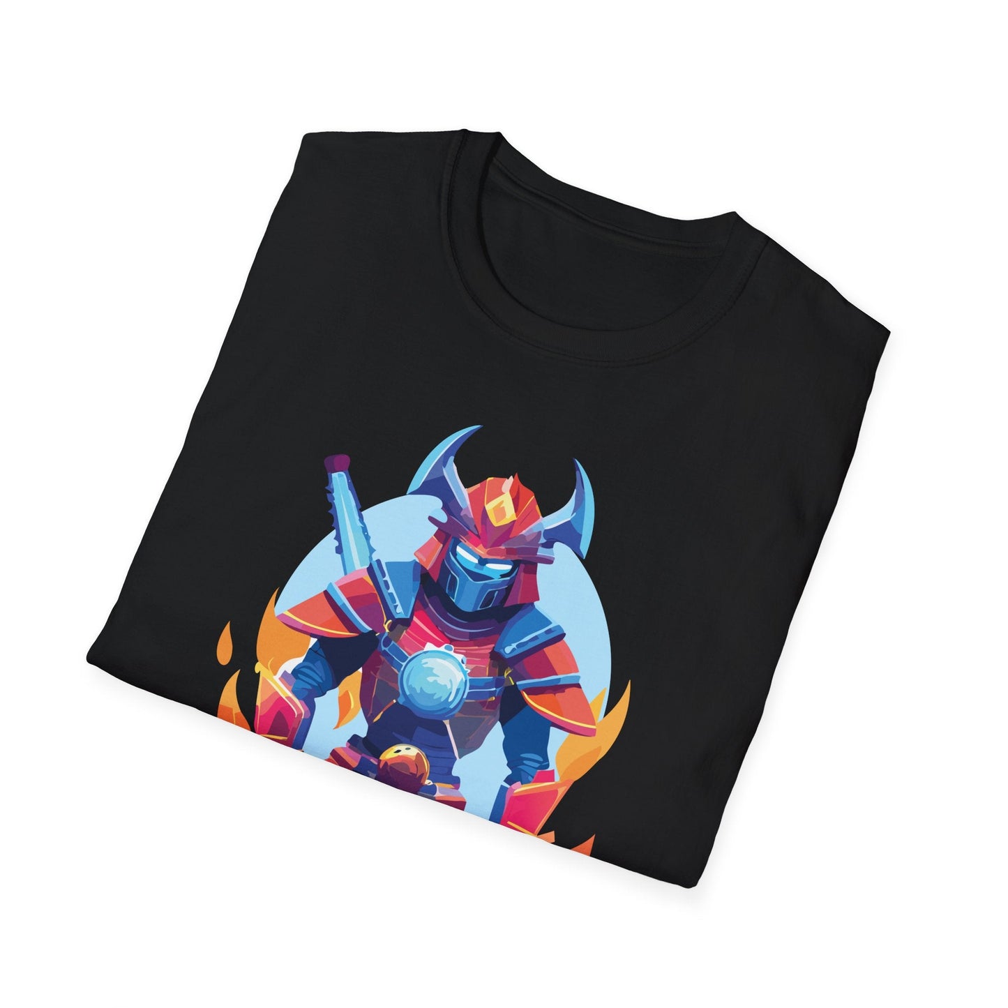 Samurai Shirt Unisex Gildan Softstyle 64000 Tee 100 Percent Ring Spun Cotton Comfort All Day Wear