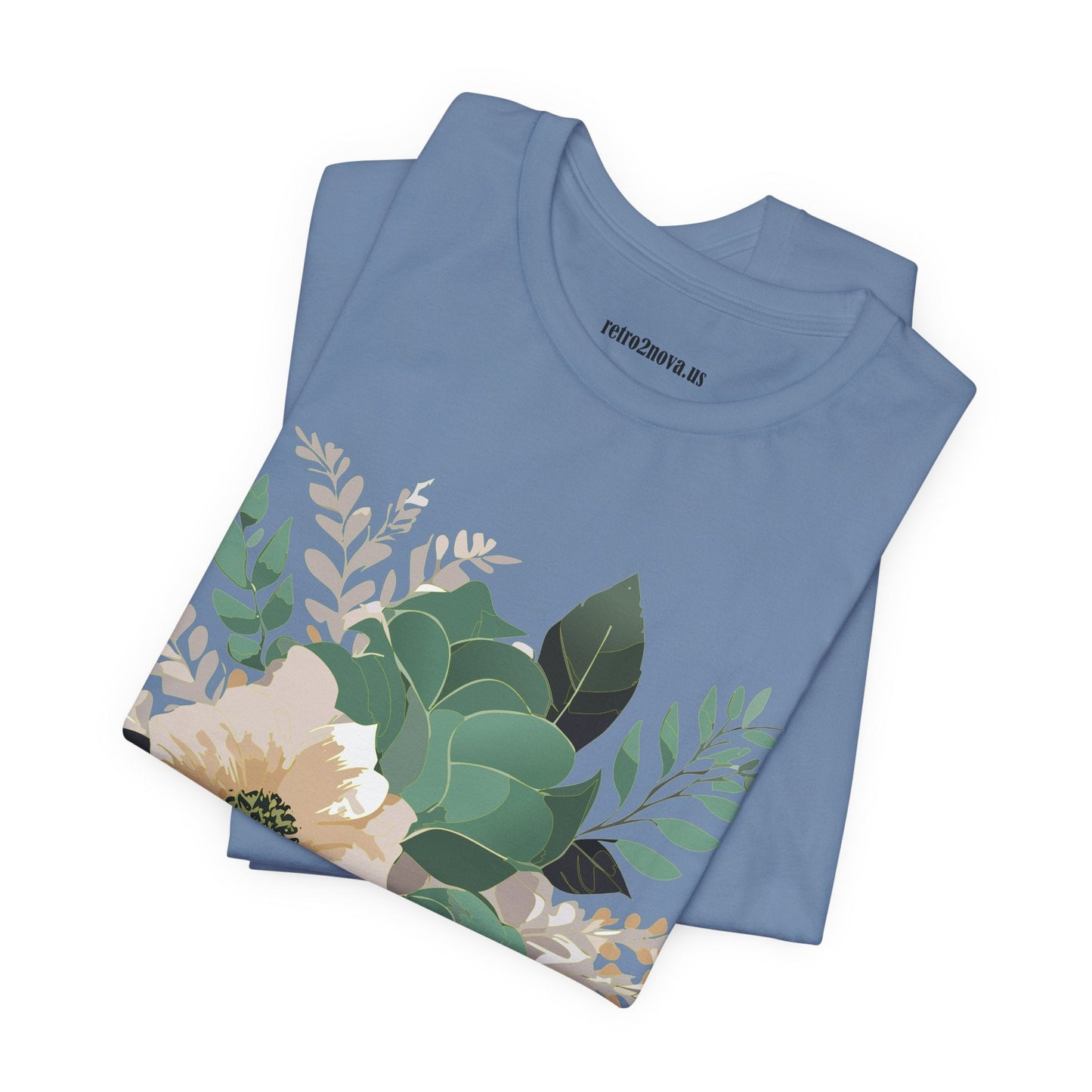 Flowers Shirt Floral Shirt Unisex Jersey Short Sleeve Tee From Flowers Collection Retro2Nova