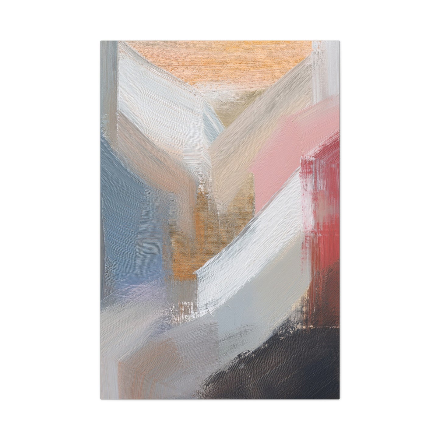 Abstract Pastel Painting Print Canvas 20x24,20x30,24x30 24x32,24x36,30x40 32x48,36x48,40x60 Pine-Wood Inner Frame ABS-88