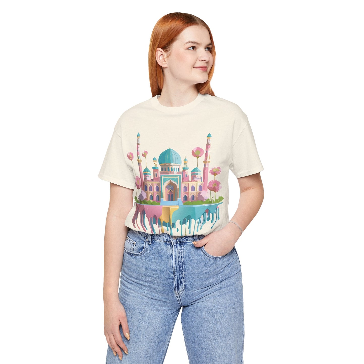 Tourist Shirt With Tashkent Graphic Tee Unisex Jersey Short Sleeve Vintage Inspired Artwork Adelpha