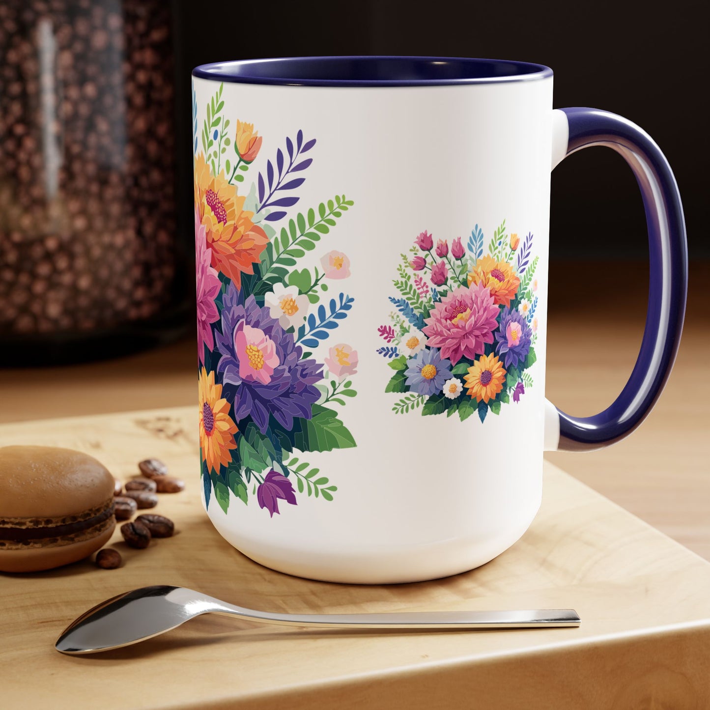 Floral Mug, Floral Cup