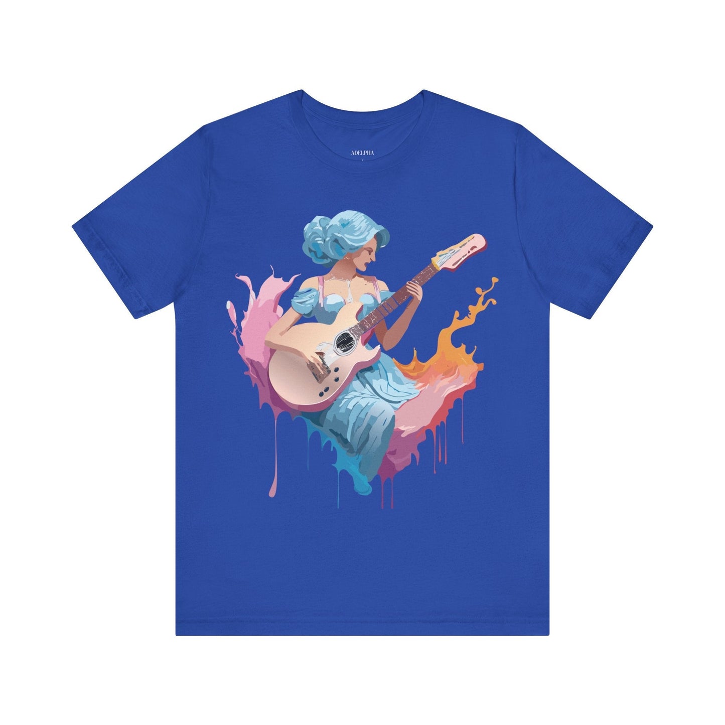 Adelpha Unisex Graphic Tee With Vintage Inspired Art Design Short Sleeve Premium Everyday Wear