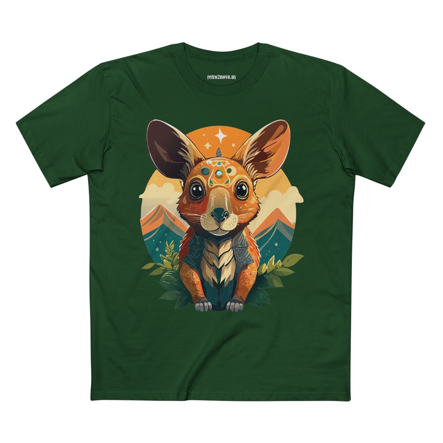 Rabbit Animals Shirt Unisex Premium Cotton Tee With Original Art Design From Retro2Nova Collection Premium Art Apparel