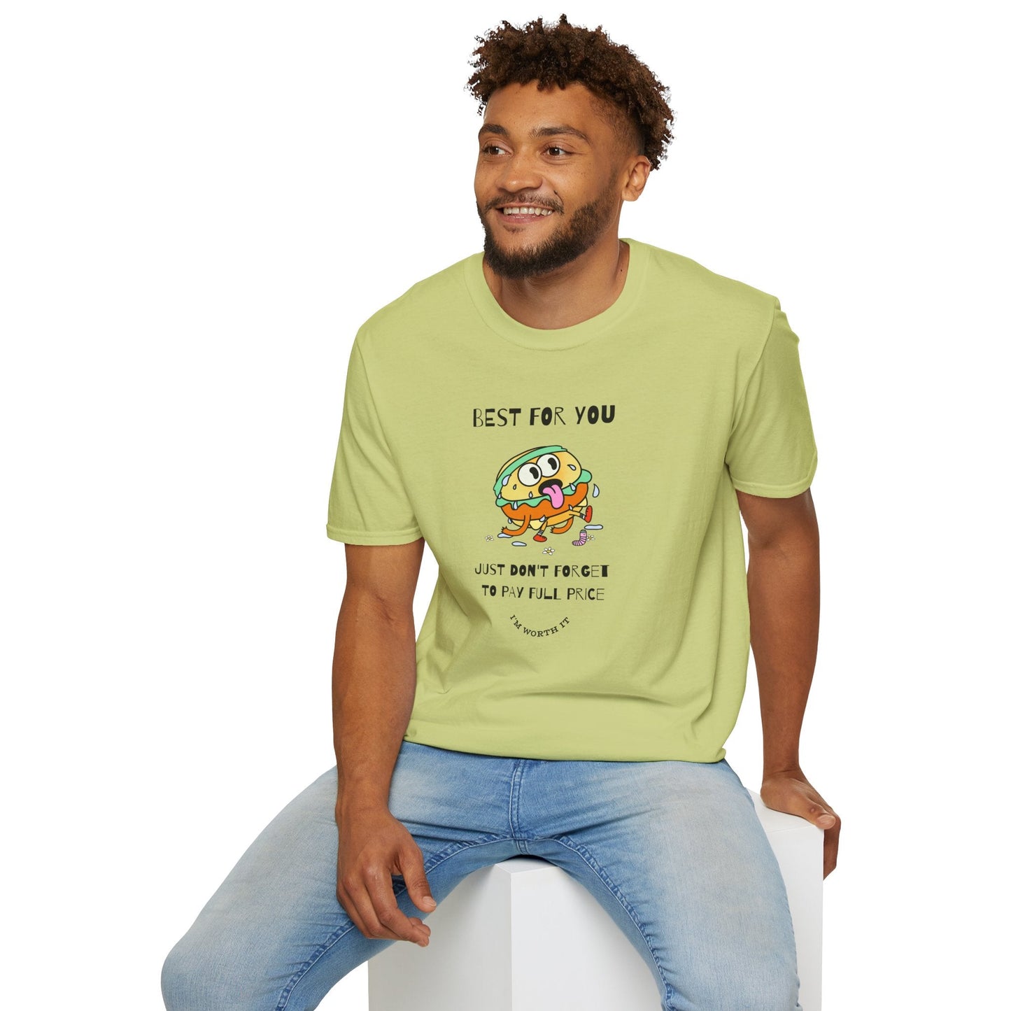 Funny Food T Shirts Unisex Softstyle Tee Gildan 64000 100 Percent Ring Spun Cotton Comfortable Graphic Tee