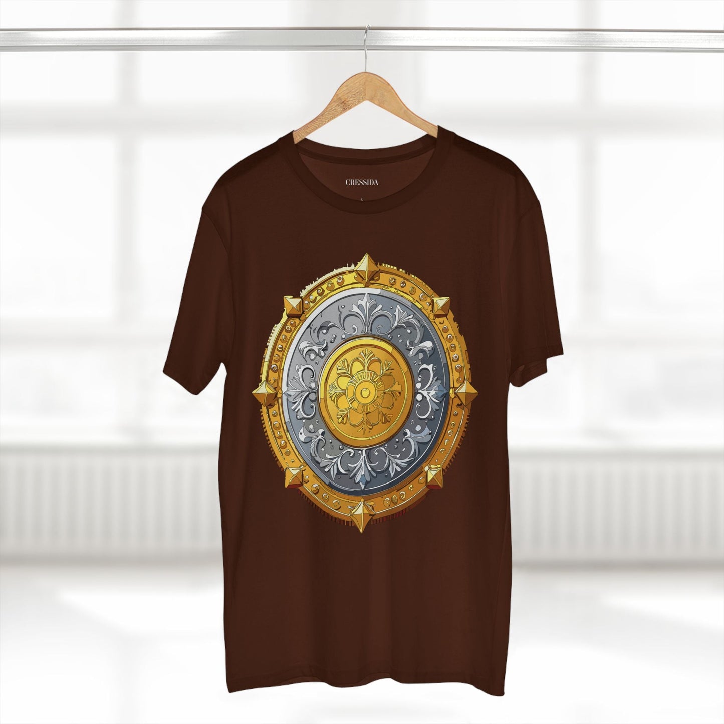 Antique Gold Coin Graphic Design T-Shirt Unisex 100 Cotton With Golden Print Artwork Tee 22