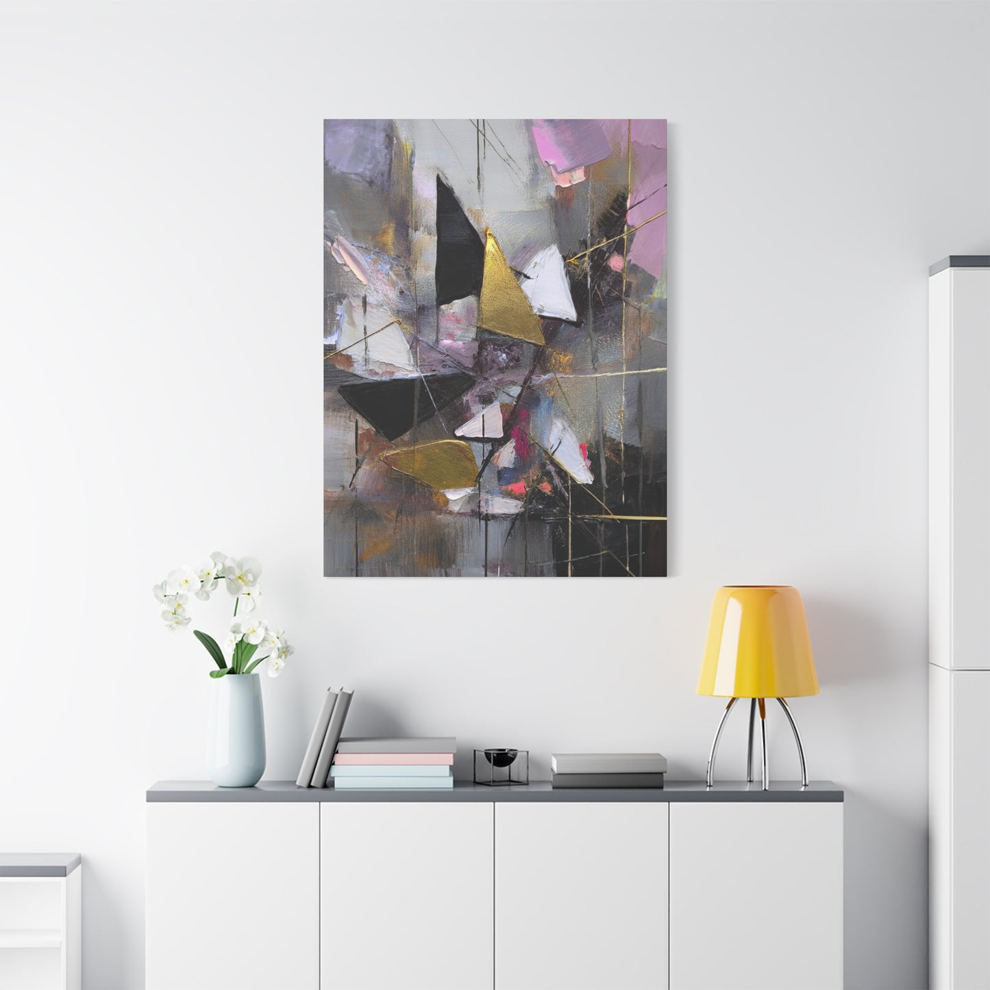 Abstract Oil Painting Print Canvas 20x24,20x30,24x30 24x32,24x36,30x40 32x48,36x48,40x60 Pine-Wood Inner Frame ABS-217
