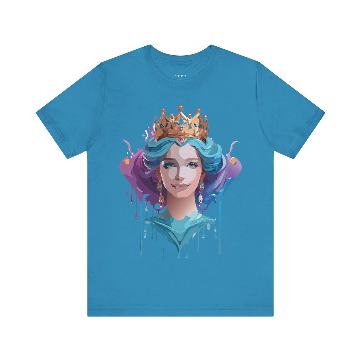 Queen Graphic Unisex Cotton Bella+Canvas Tee with Art Design m175