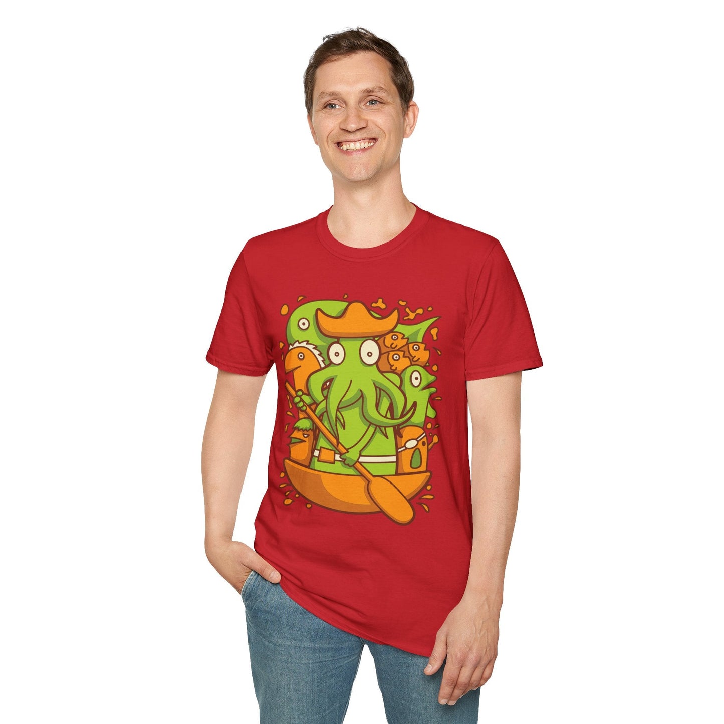 Cartoon T Shirt Animation T Shirt Funny Tee Shirt Unisex Gildan Softstyle Cotton 64000