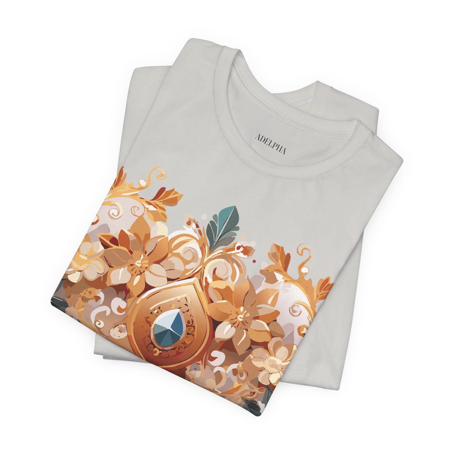 Jewelry Graphic Unisex 100 Cotton Vintage Treasure Art T-Shirt 34
