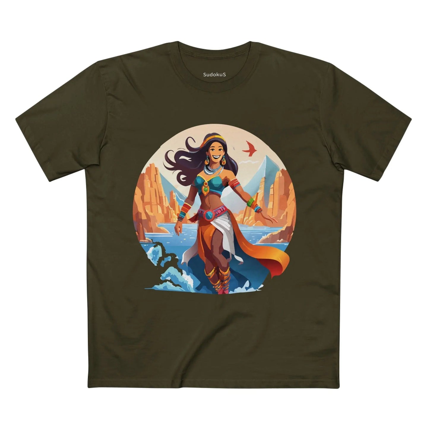 Dancer Graphic Unisex 100 Cotton Staple Tee 4