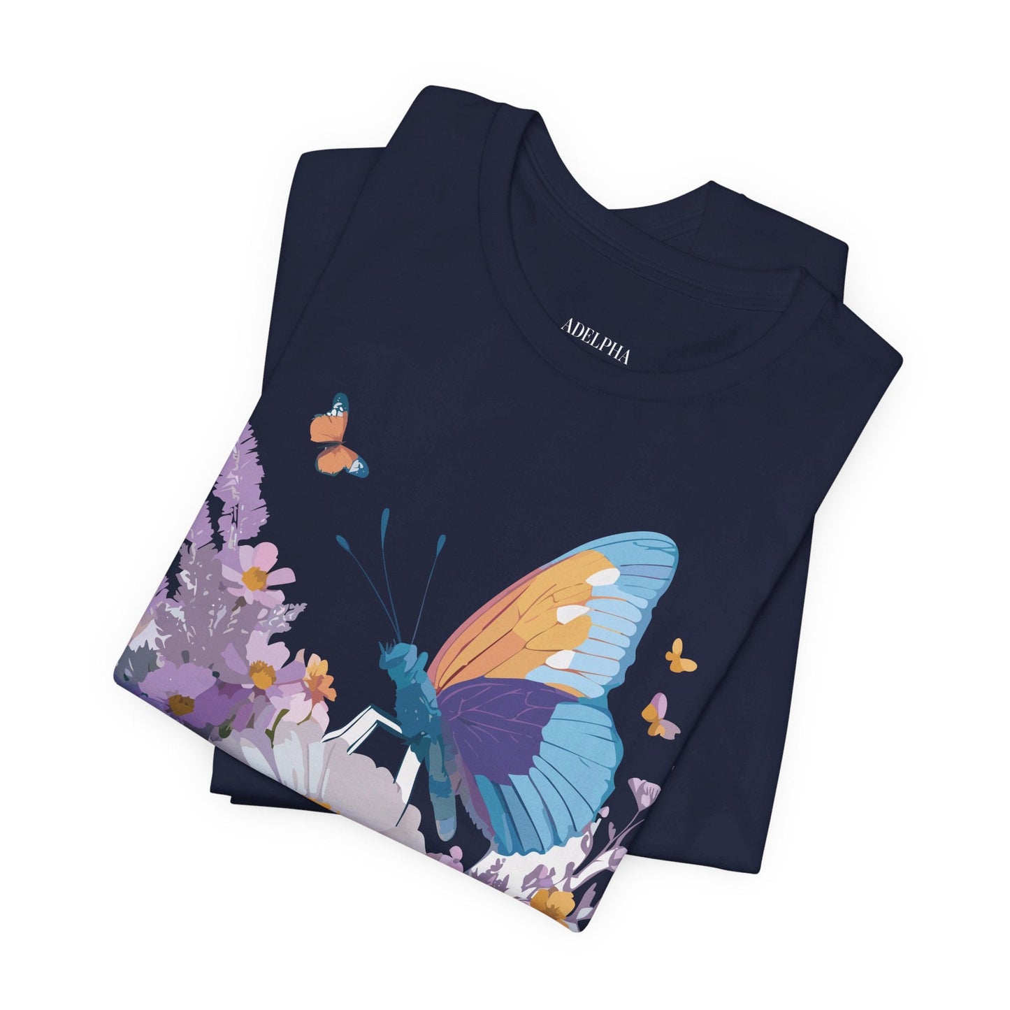 Adelpha Vintage Inspired Graphic Tee Unisex Short Sleeve Shirt