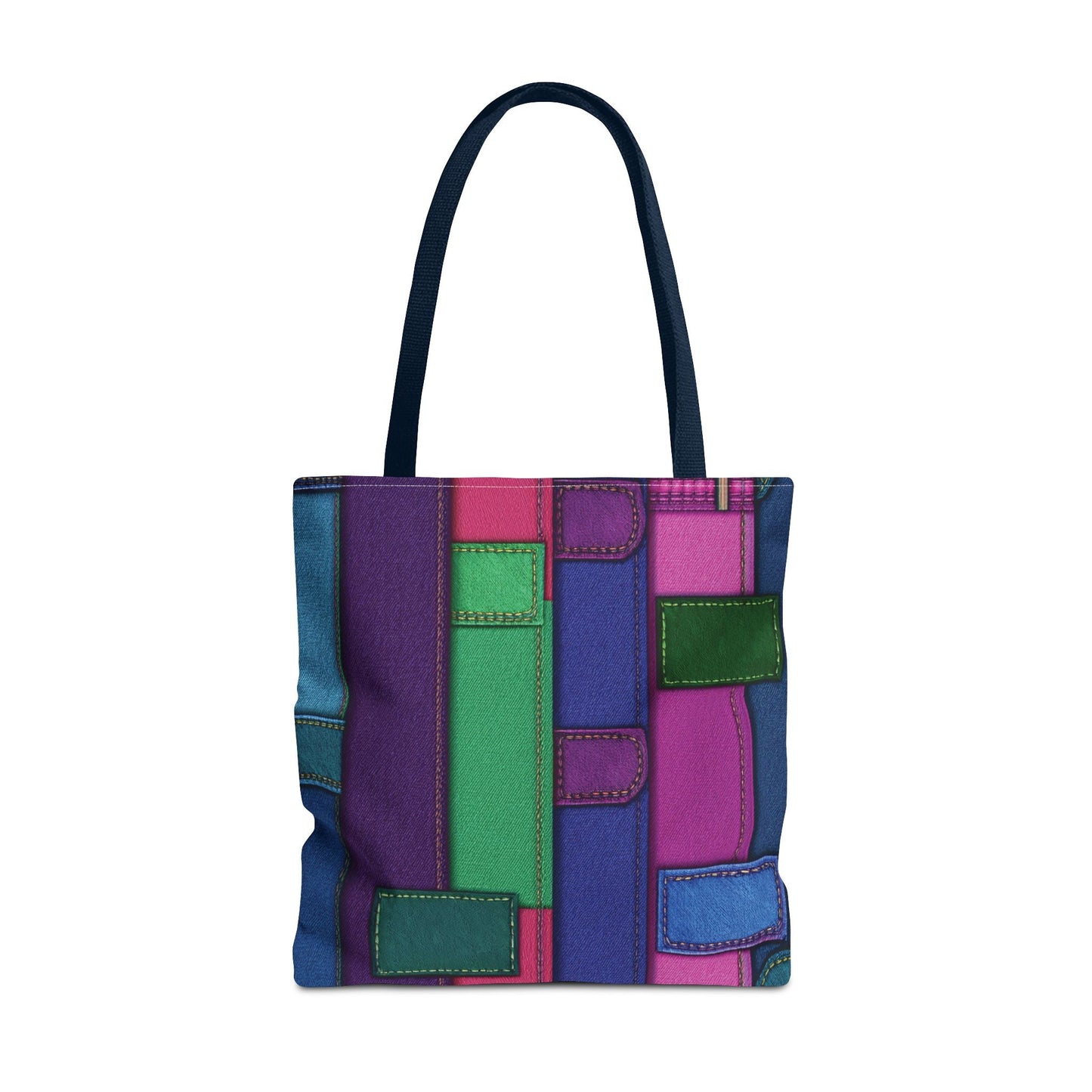 Denim Canvas Bag, Tote Bag Denim Printify