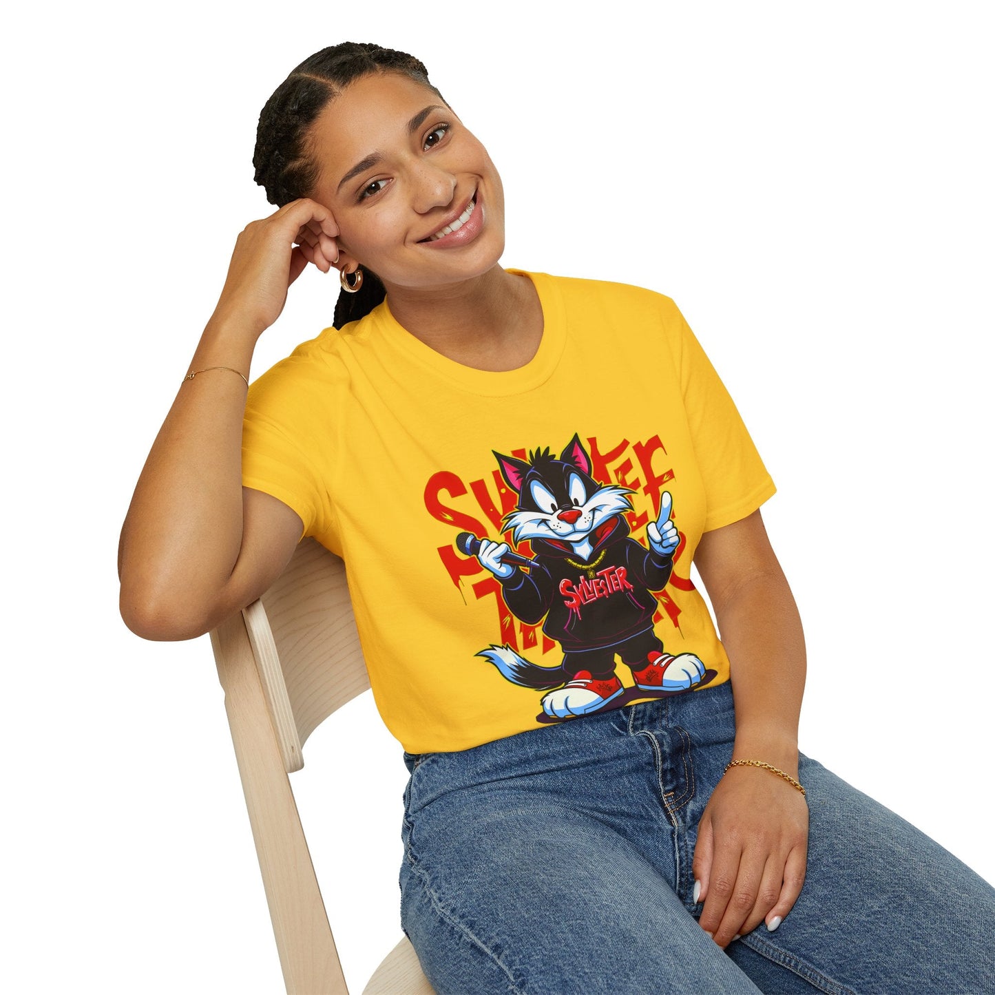 Gildan Softstyle Unisex T Shirt 100 Percent Ring Spun Cotton Cartoon Animation And Funny Animals Tee