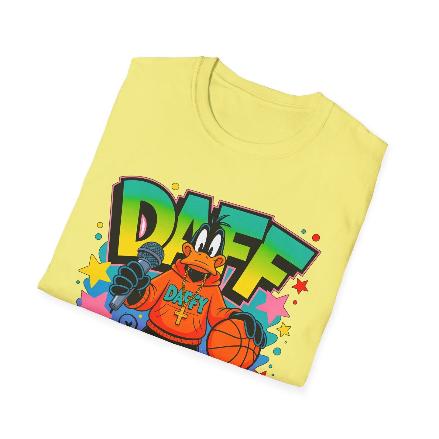 Unisex Cartoon T Shirt With Animation Design Funny Animals Tee Gildan Softstyle 64000