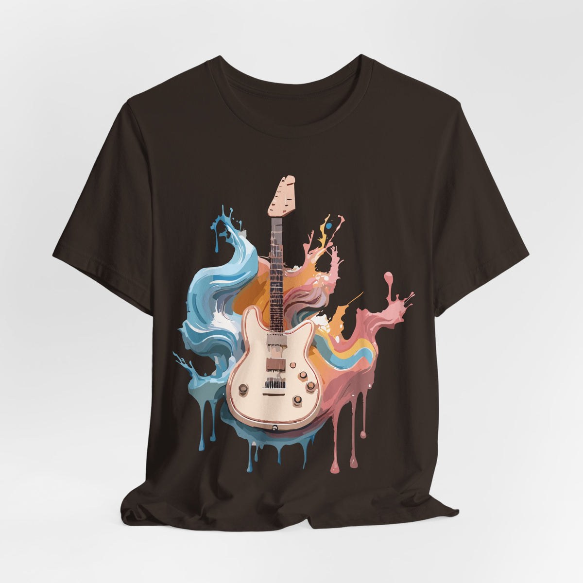 Music Graphic Unisex Cotton Bella+Canvas Tee with Art Design m119