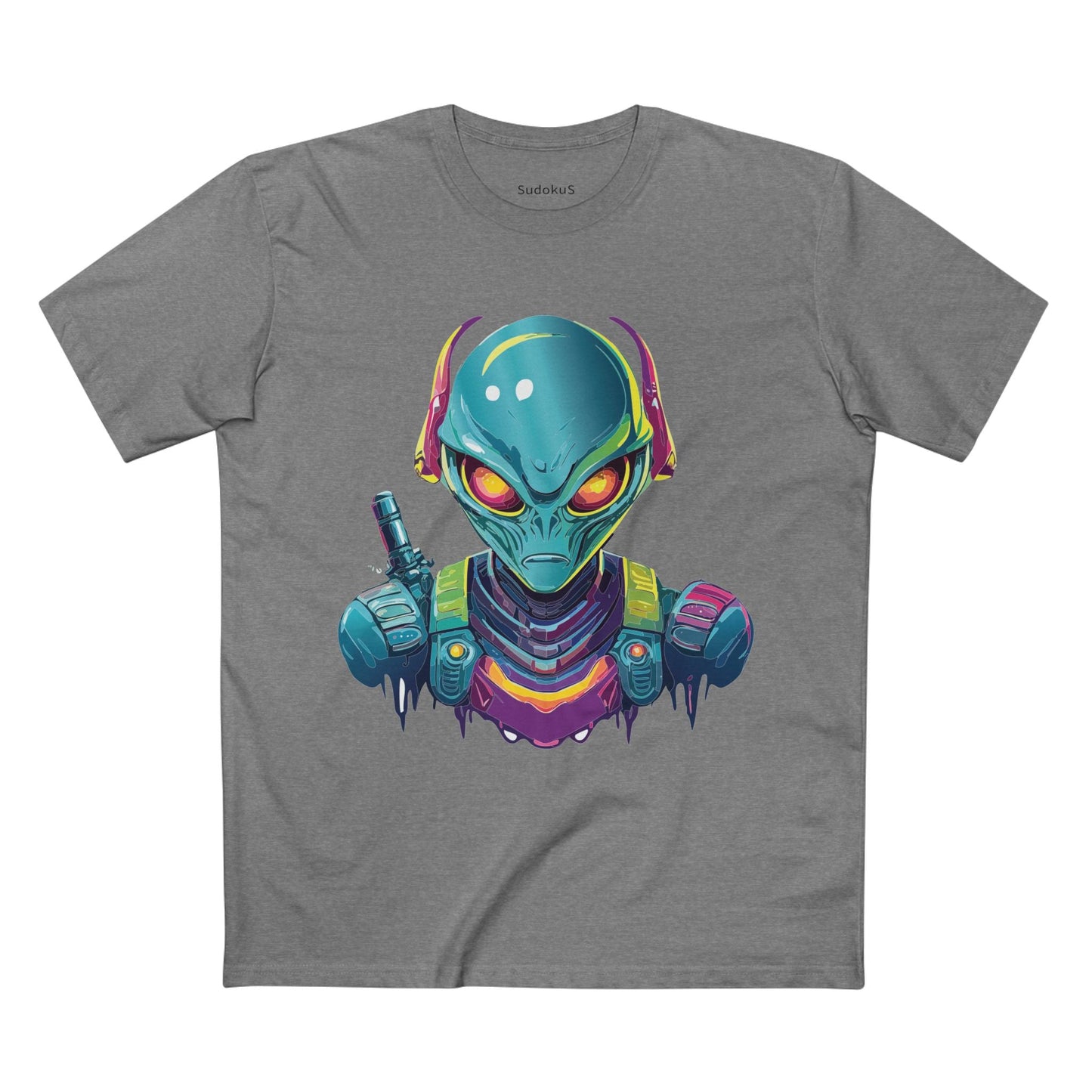 Aliens Graphic Unisex 100 Cotton Staple Tee 5