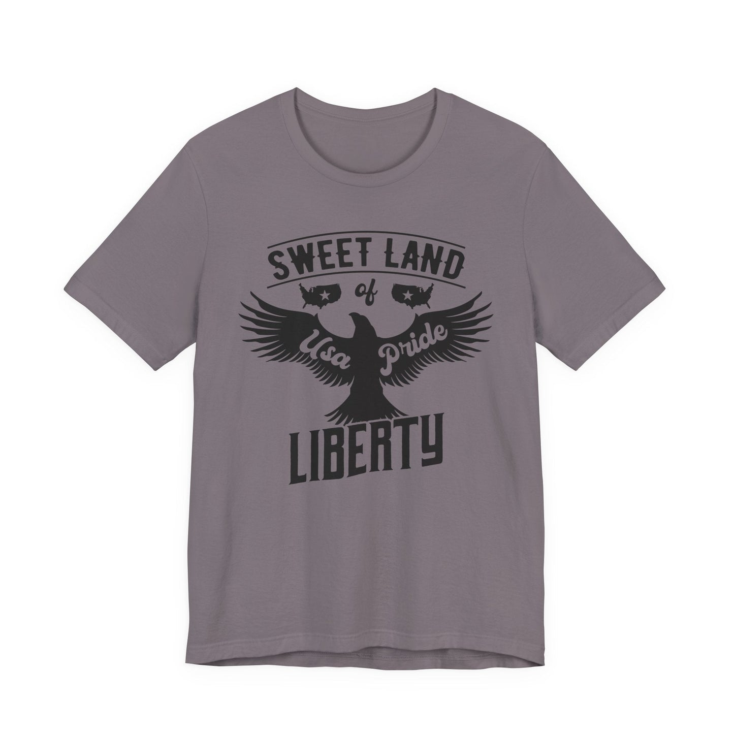 Liberty Eagle Graphic Unisex Cotton T-Shirt a4