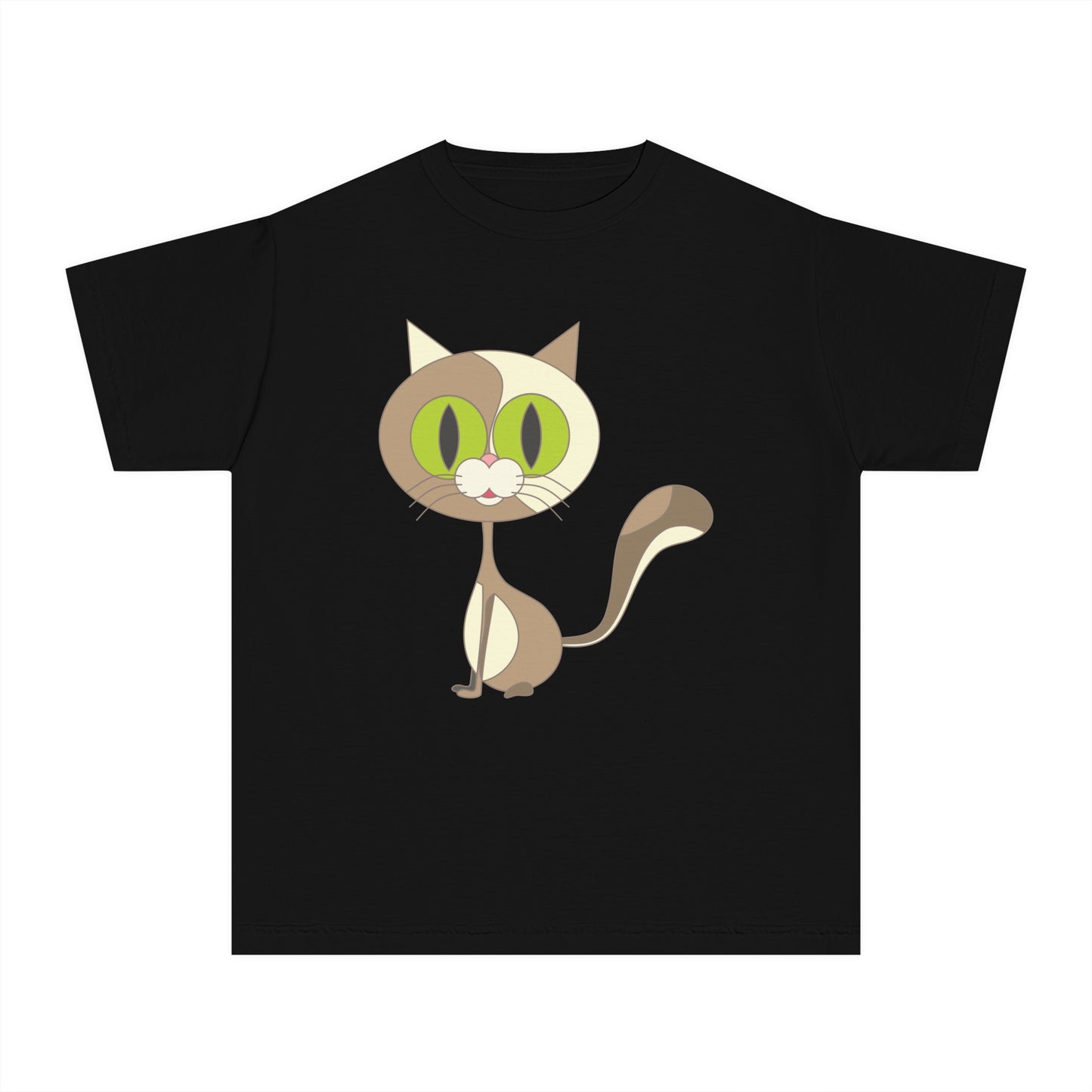 Youth Tee Shirt with Little Cat