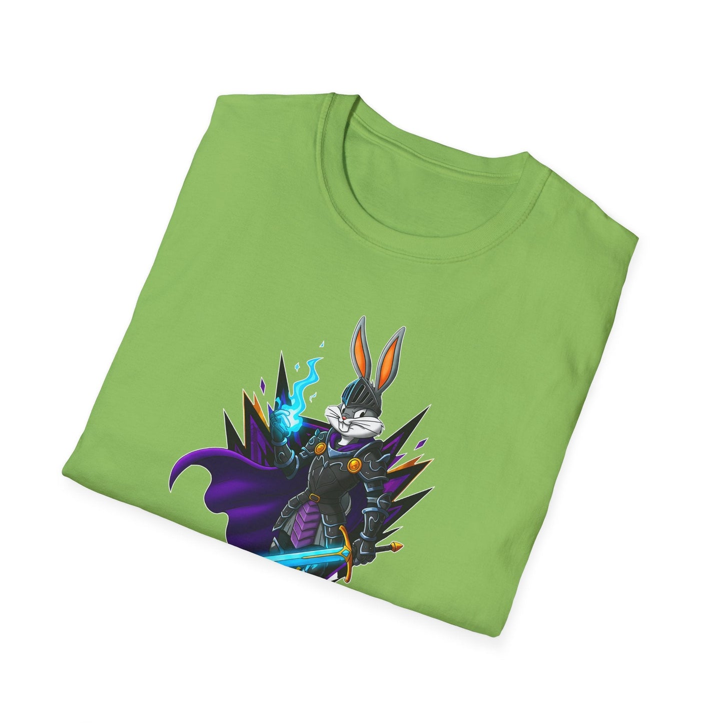 Cartoon Bunny Graphic Unisex Cotton Animal Animation Artwork Design Tee 39