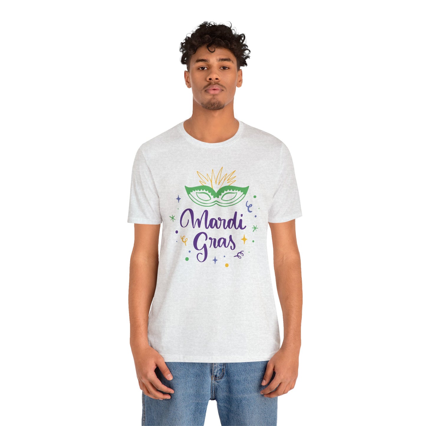 Tee-shirt en coton unisexe pour Mardi Gras