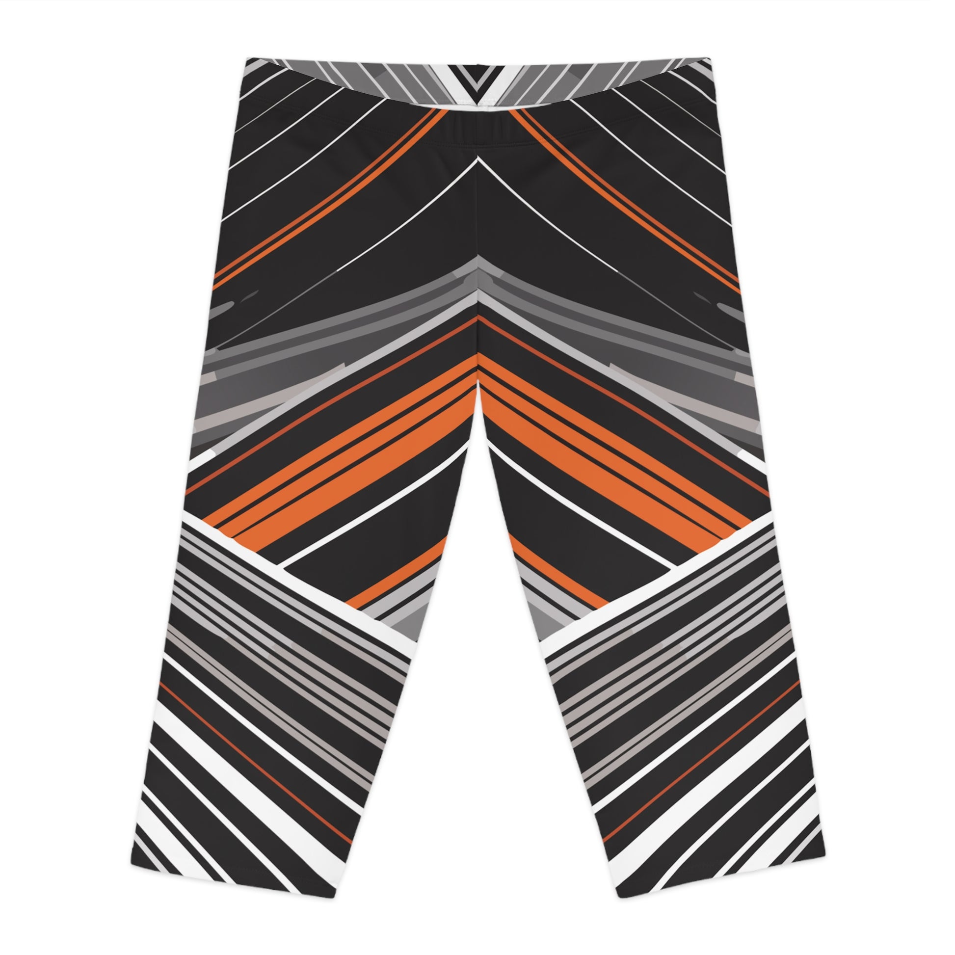 Stripes Capri Leggings - PPU BEST