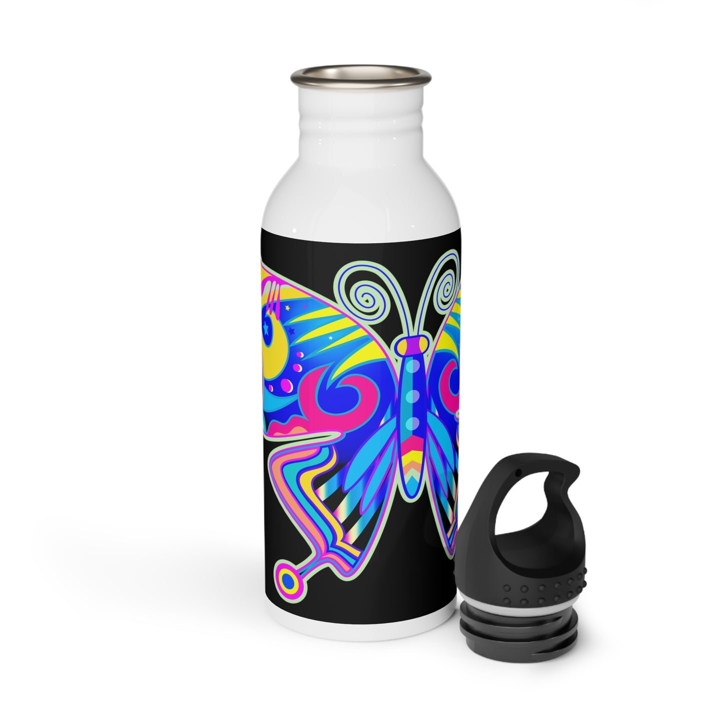 Bouteille d'eau Tumbler avec des motifs artistiques 