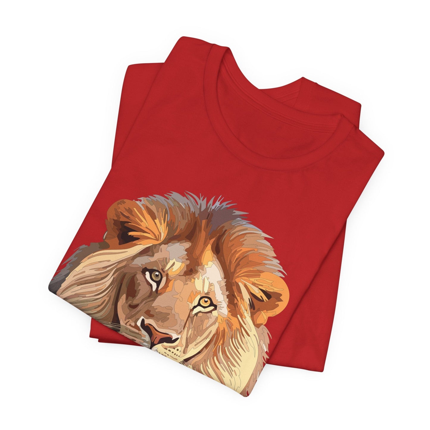 Unisex Animal Graphic Tee Shirt With Wild Animals Art Design For Everyday Wear Casual