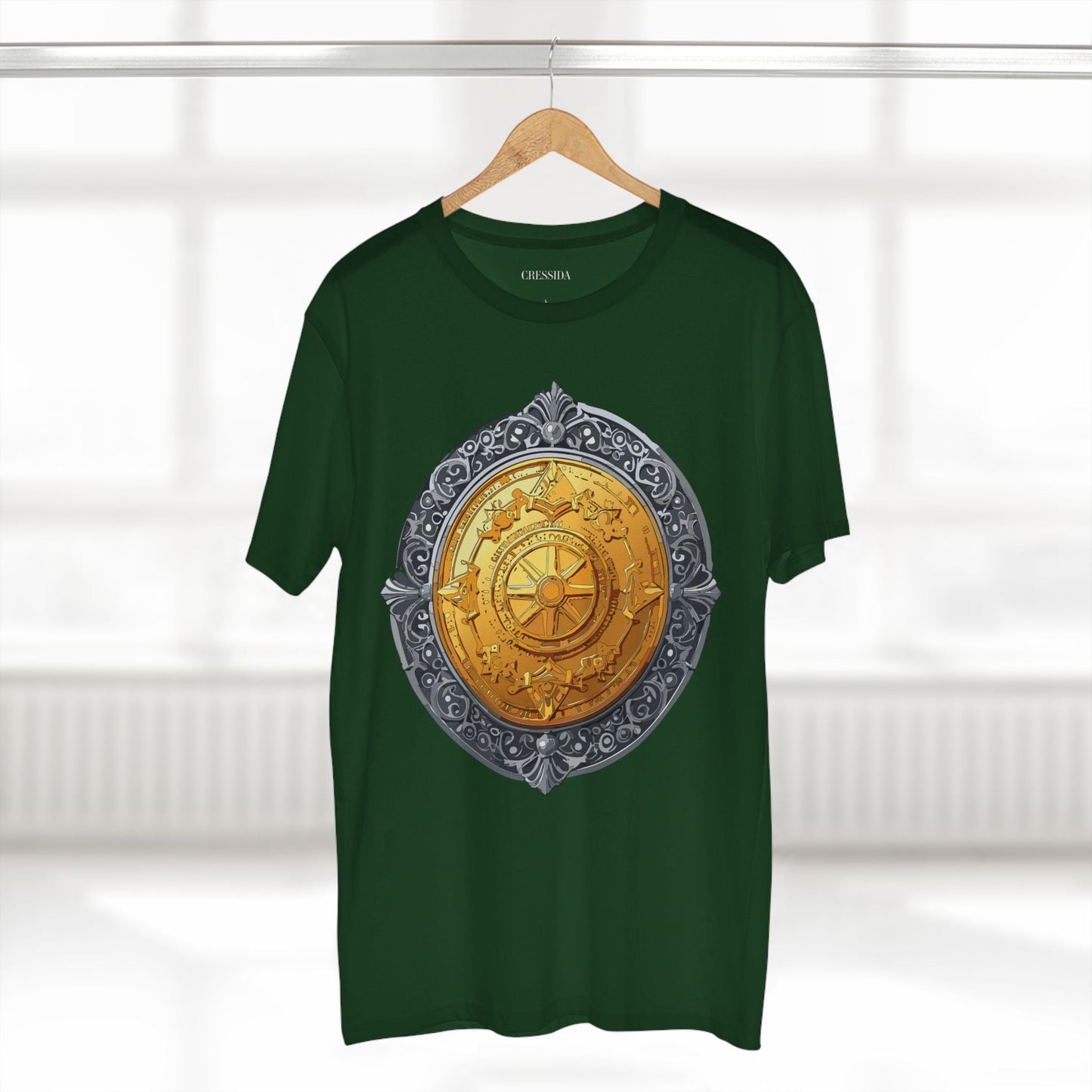 Antique Gold Coin Graphic Design T-Shirt Unisex 100 Cotton With Golden Print Artwork Tee 10