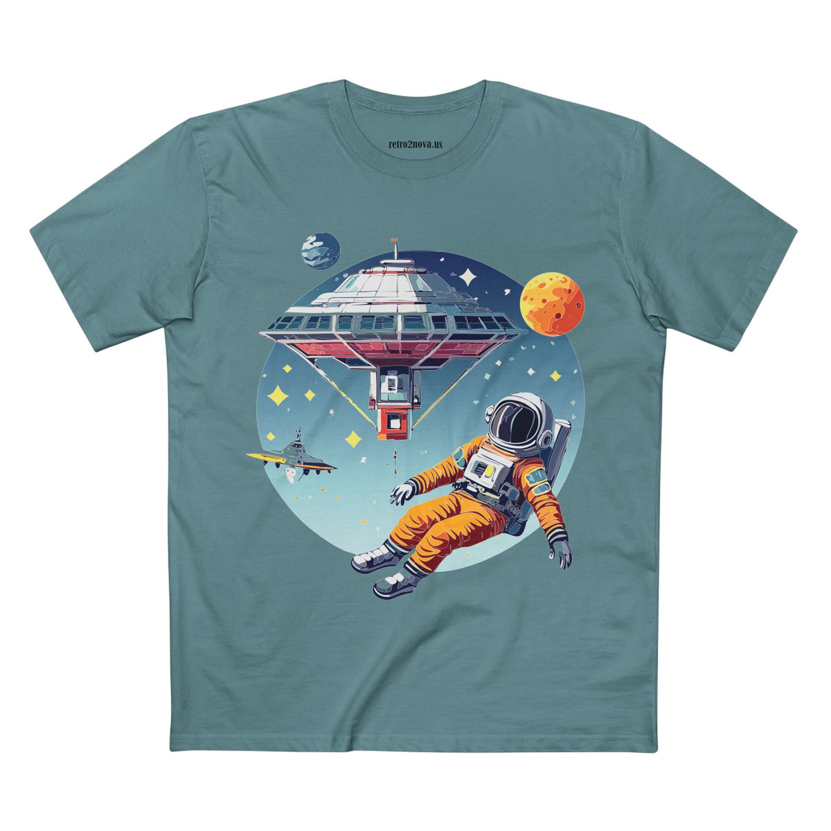 Cosmos Astronaut Graphic Tee Staple Unisex 100 Cotton Tee Shirt - CS-16