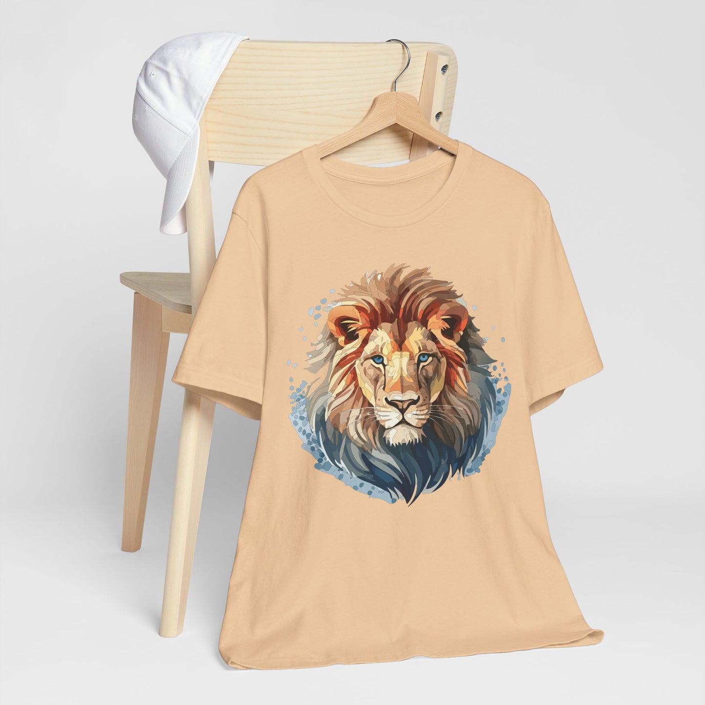 Lion Shirt, Animal Shirt, T-Shirt with Lion, Art Design Tee, Animal Tees, Safari T-Shirt 12