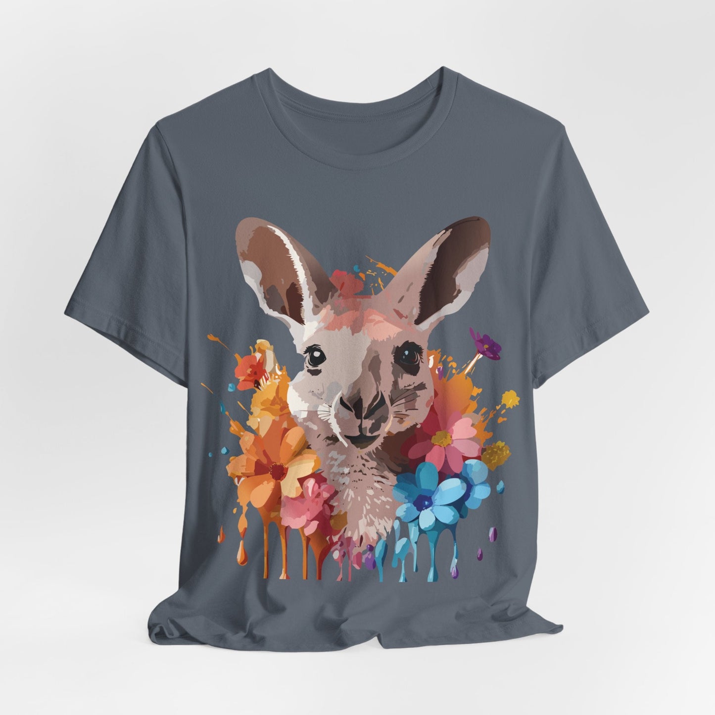 Kangaroo Graphic T Shirt Unisex Adelpha Art Design Vintage Inspired Tee With Original Artwork