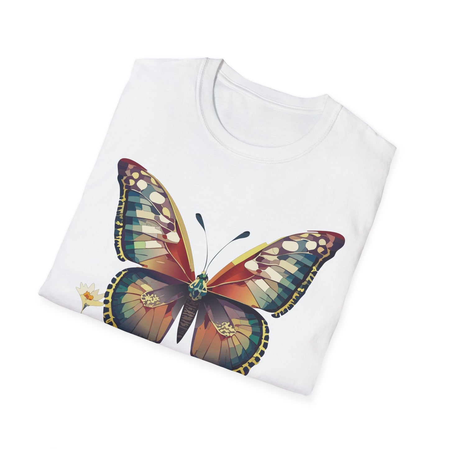 Unisex Butterfly Monarch Shirt Softstyle Tee Gildan 64000 Short Sleeve For Everyday Comfort