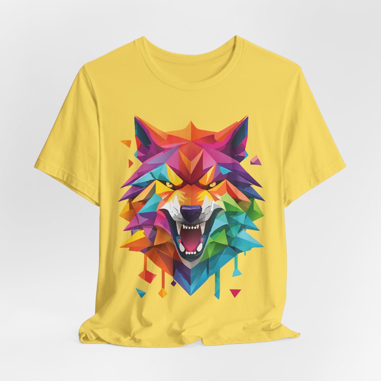 Unisex Animal Shirt With Art Design And Wild Animals Print Tee Short Sleeve Premium