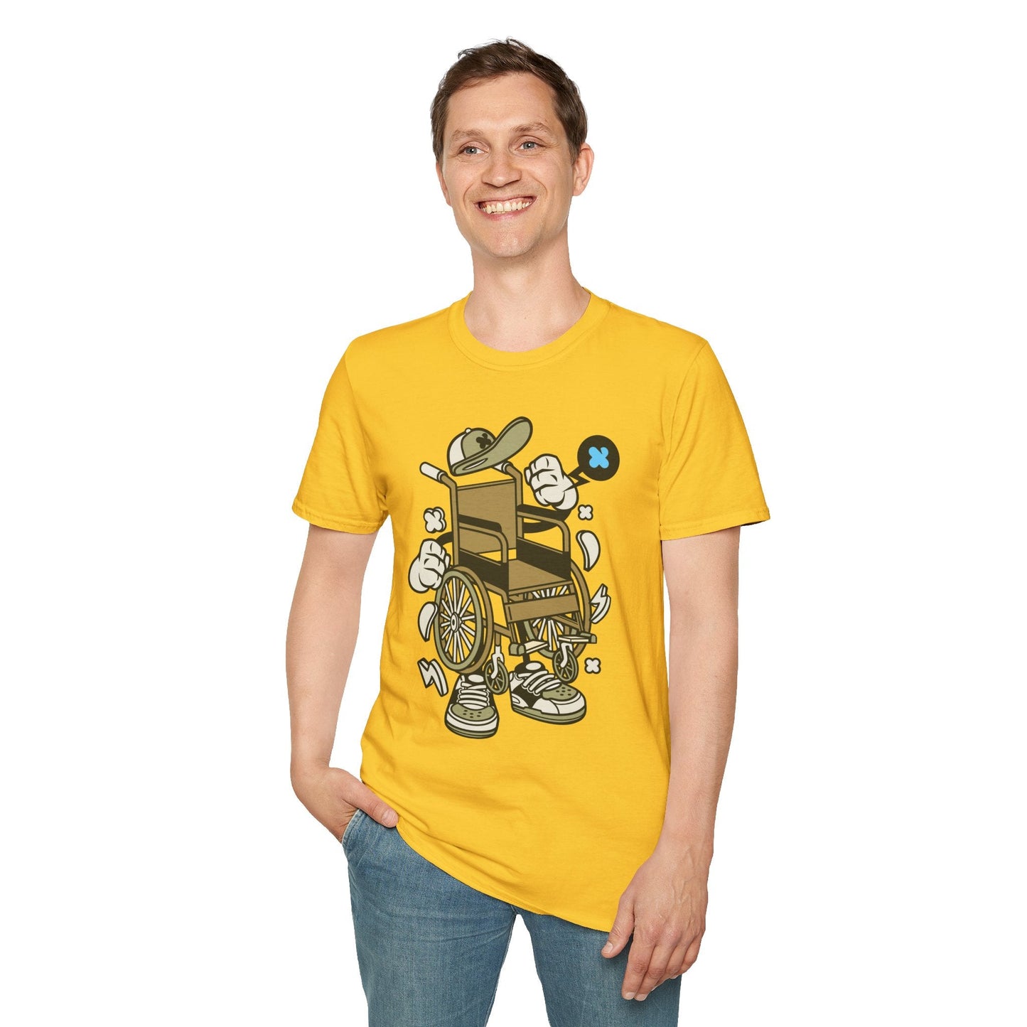 Cartoon T Shirt Animation Artwork Unisex Softstyle Tee 100 Percent Cotton Premium Graphic Tee