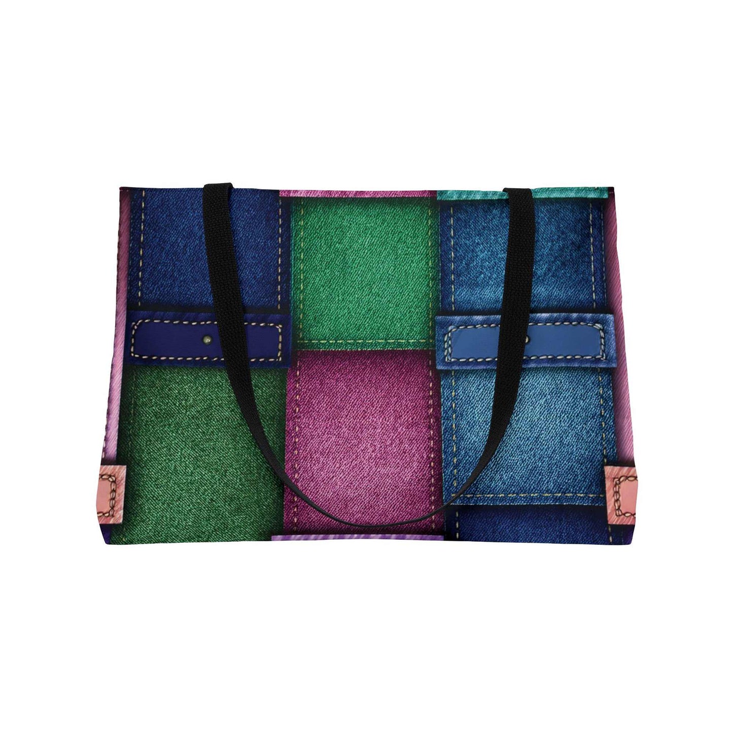 Denim Color Imitation Print Unisex  Yoga Bag  Spun Polyester 24x13 Canvas Gym Bag 30-2
