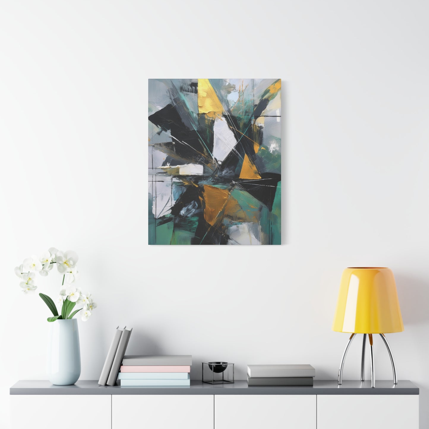 Abstract Oil Painting Print Canvas 20x24,20x30,24x30 24x32,24x36,30x40 32x48,36x48,40x60 Pine-Wood Inner Frame ABS-208