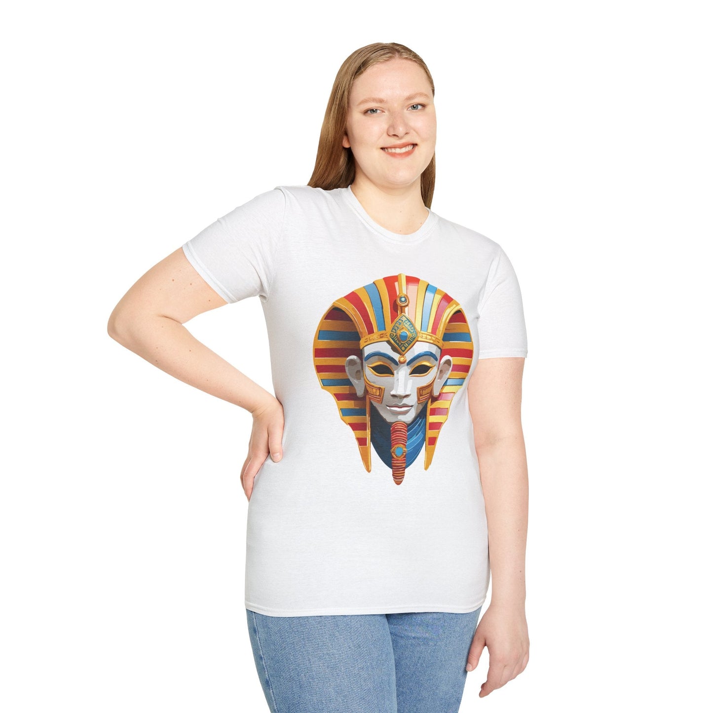 Mask Tee Shirt Unisex Art Design Masquerade Tee Gildan Softstyle 64000 Lightweight Cotton